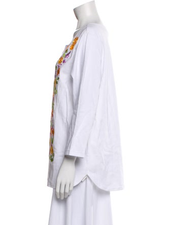 Bob Mackie Printed V-Neck Tunic