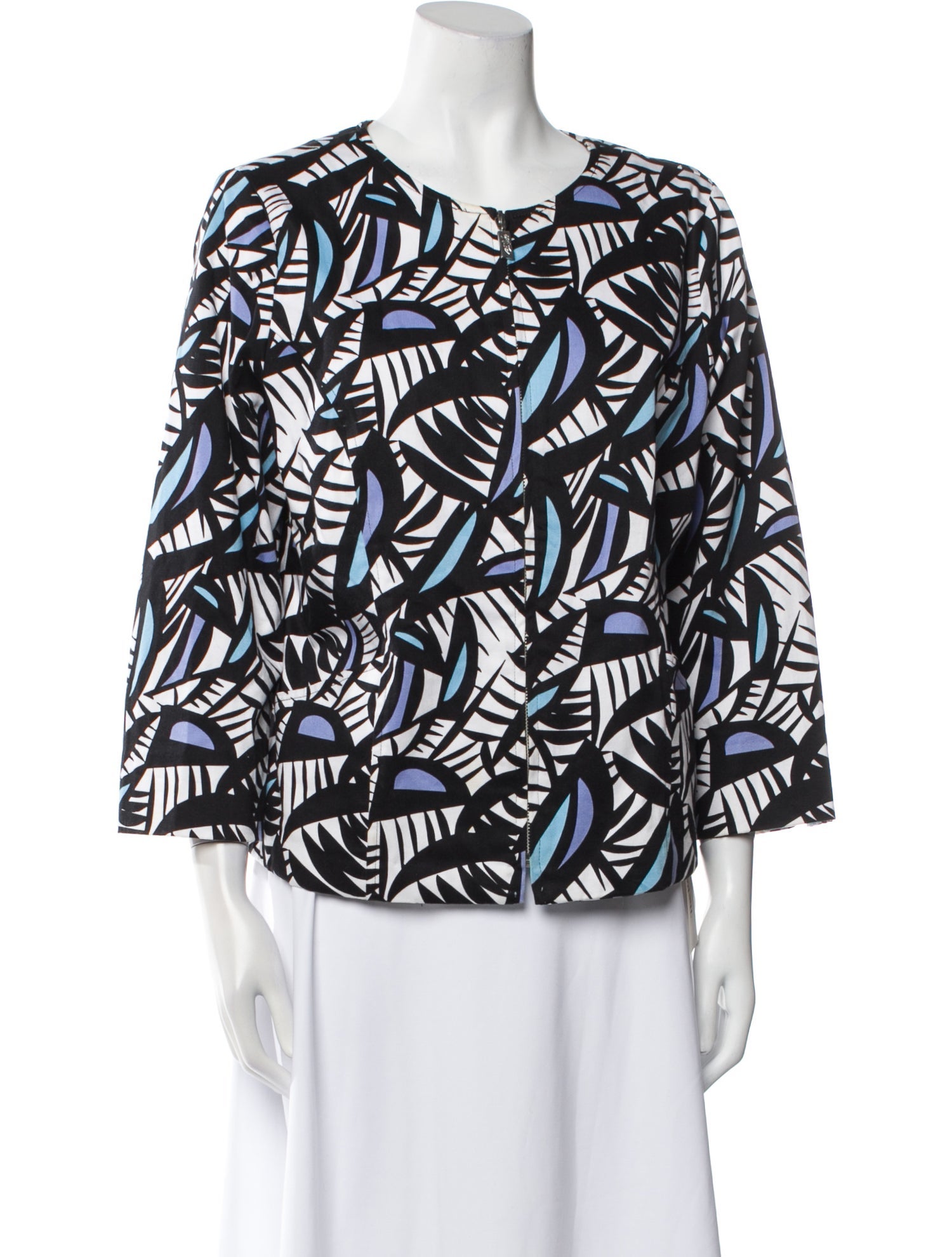 Bob Mackie Printed Evening Jacket