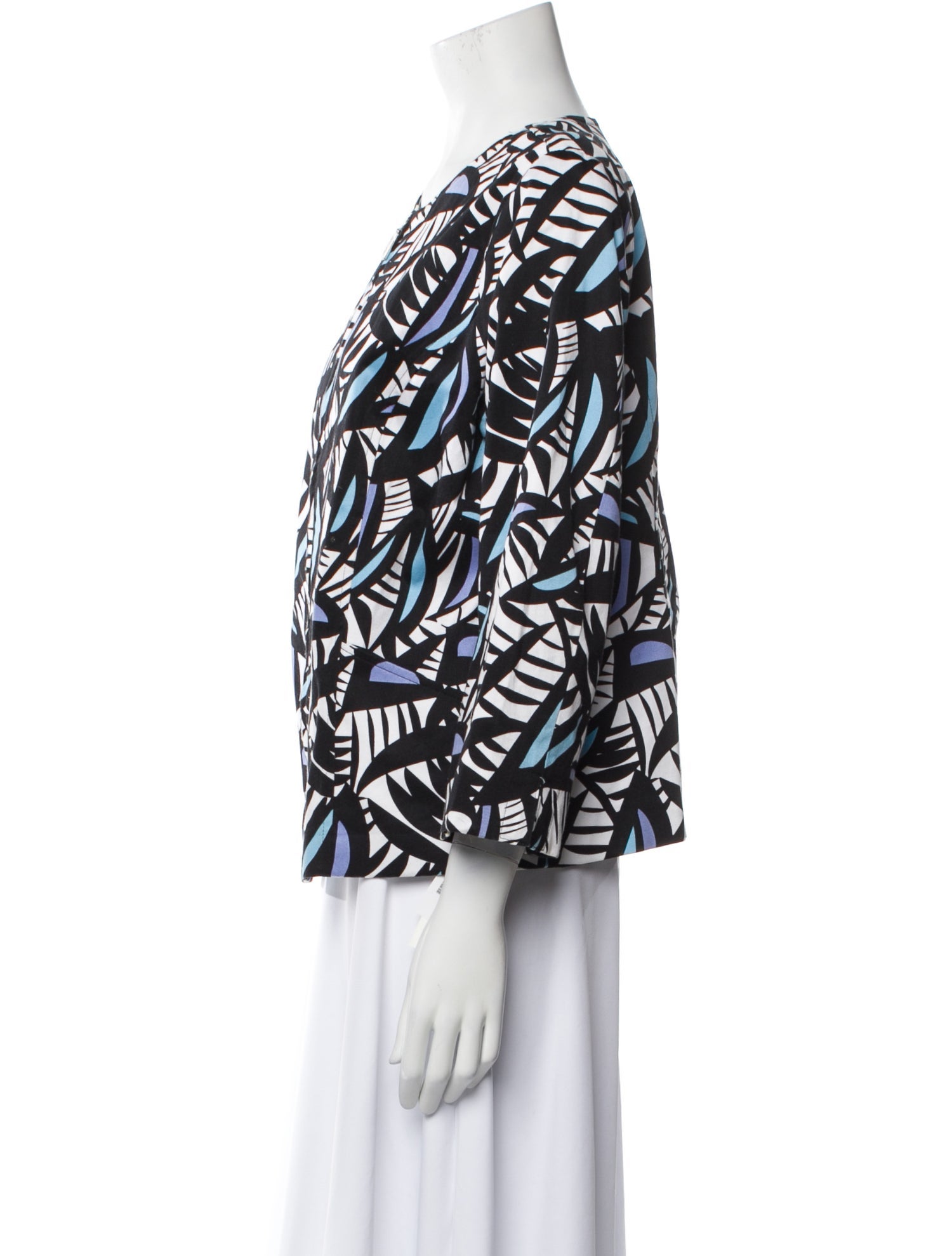 Bob Mackie Printed Evening Jacket
