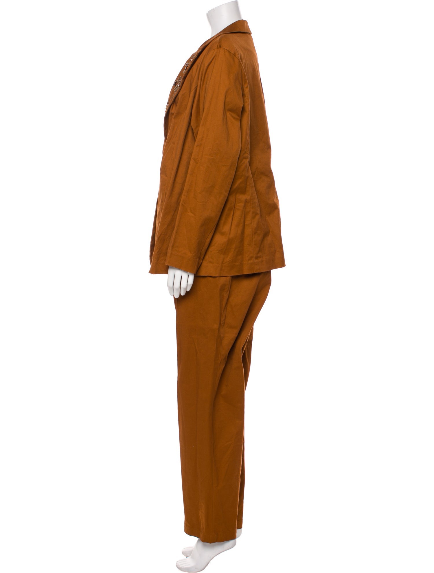 Bob Mackie Crystal Embellishments Pantsuit