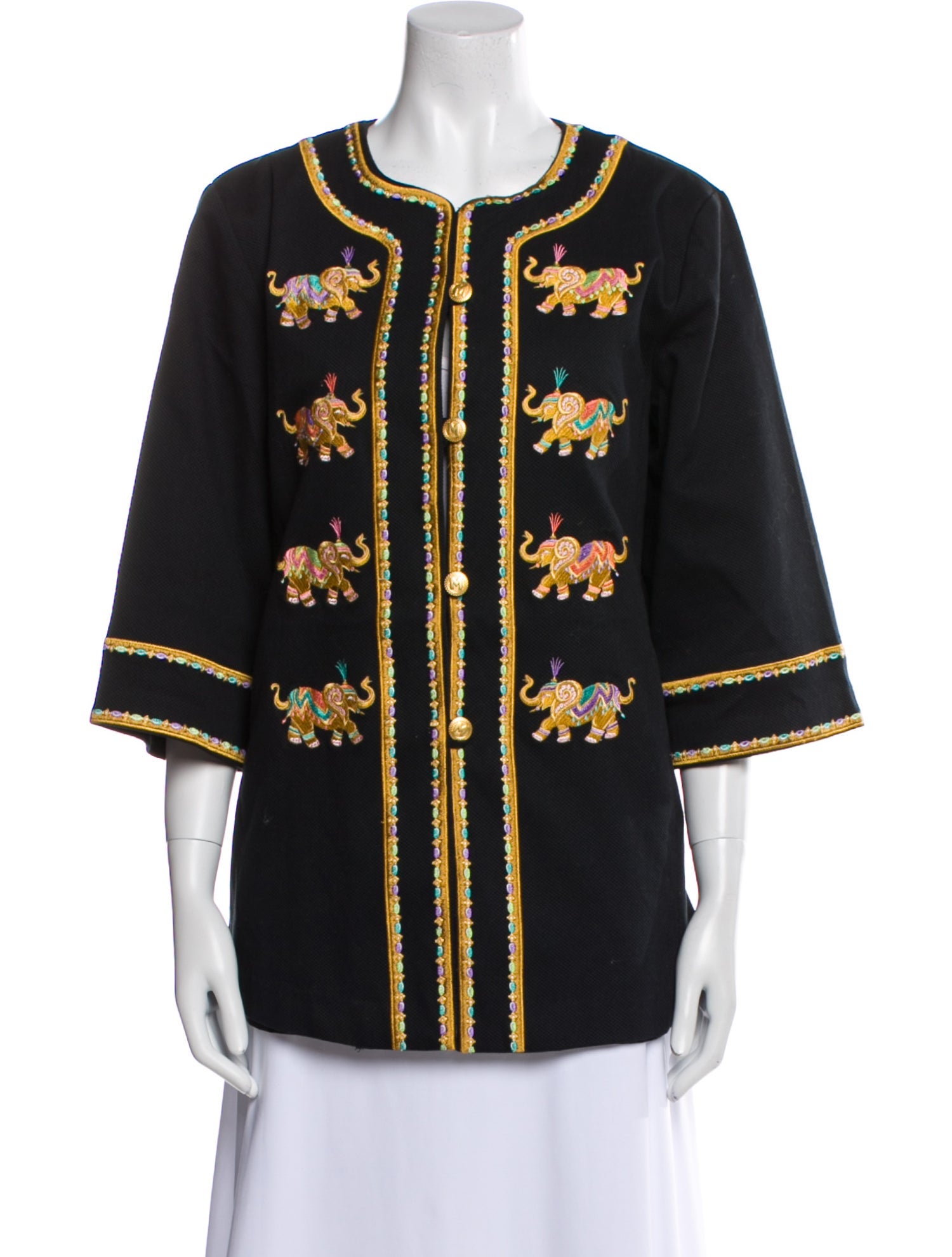 Bob Mackie Printed Jacket