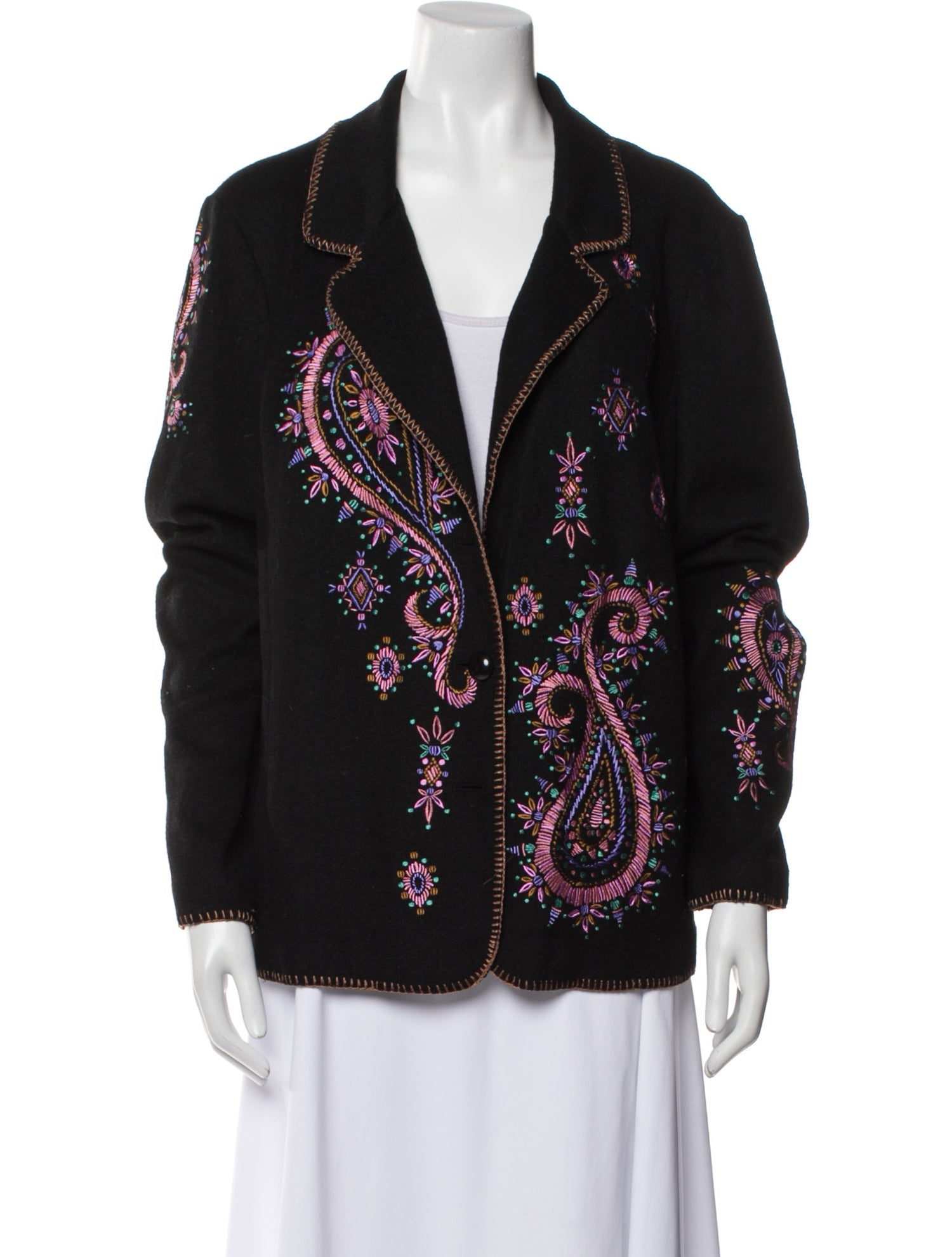 Bob Mackie Printed Evening Jacket