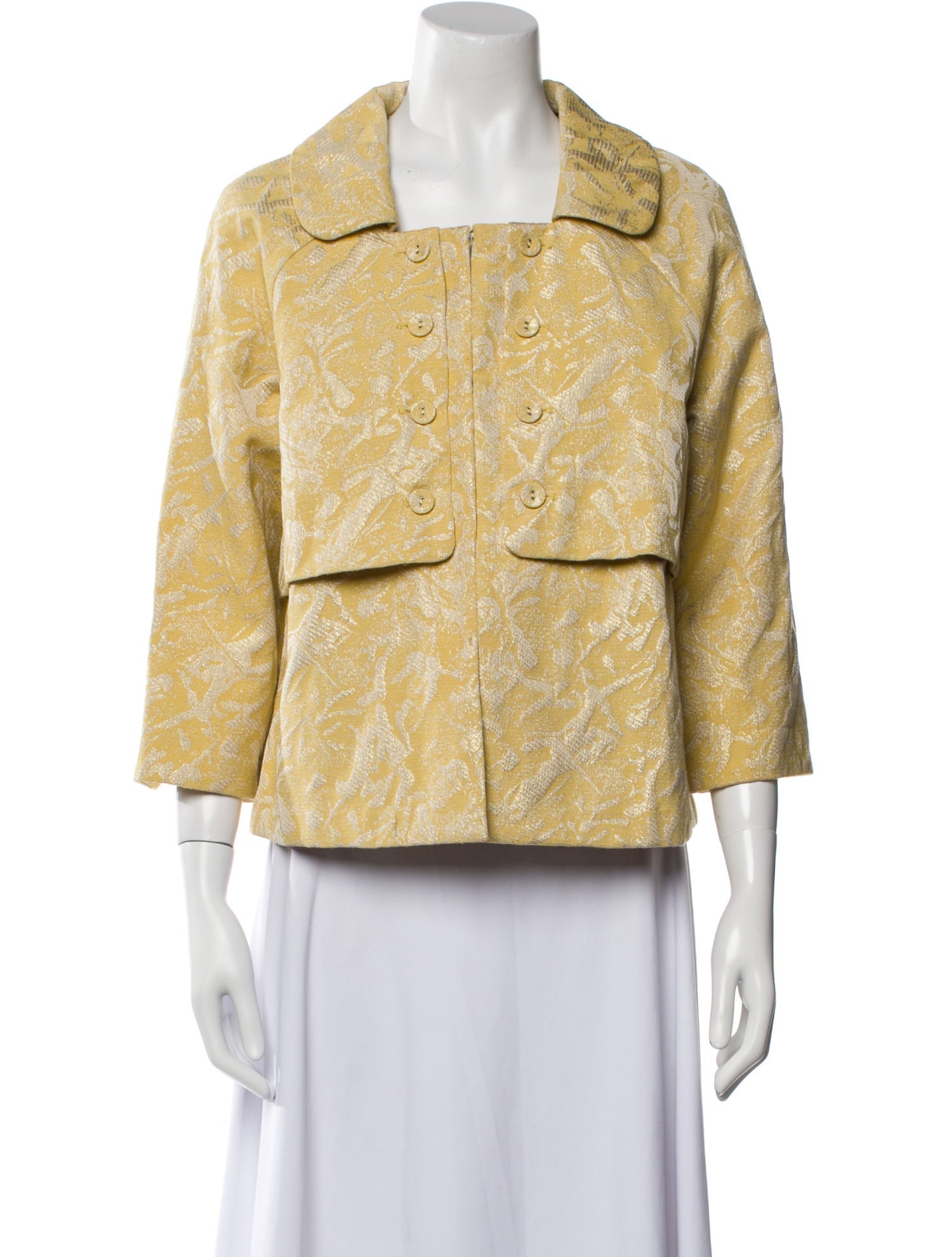 Bob Mackie Tweed Pattern Jacket