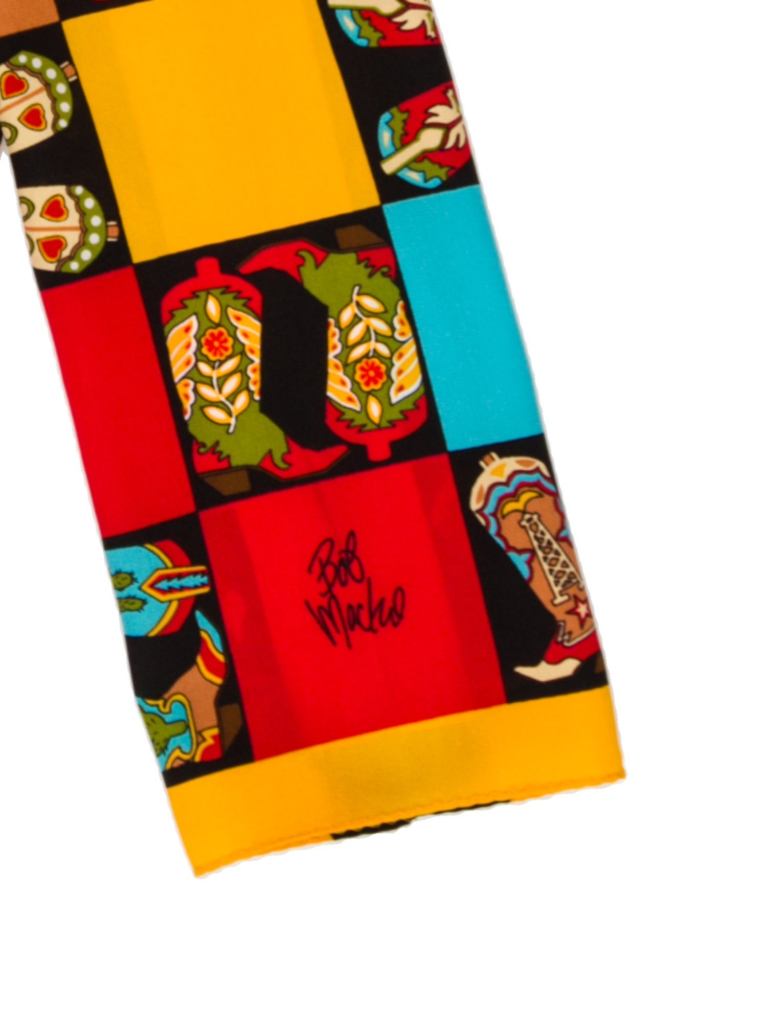 Bob Mackie Silk Printed Scarf