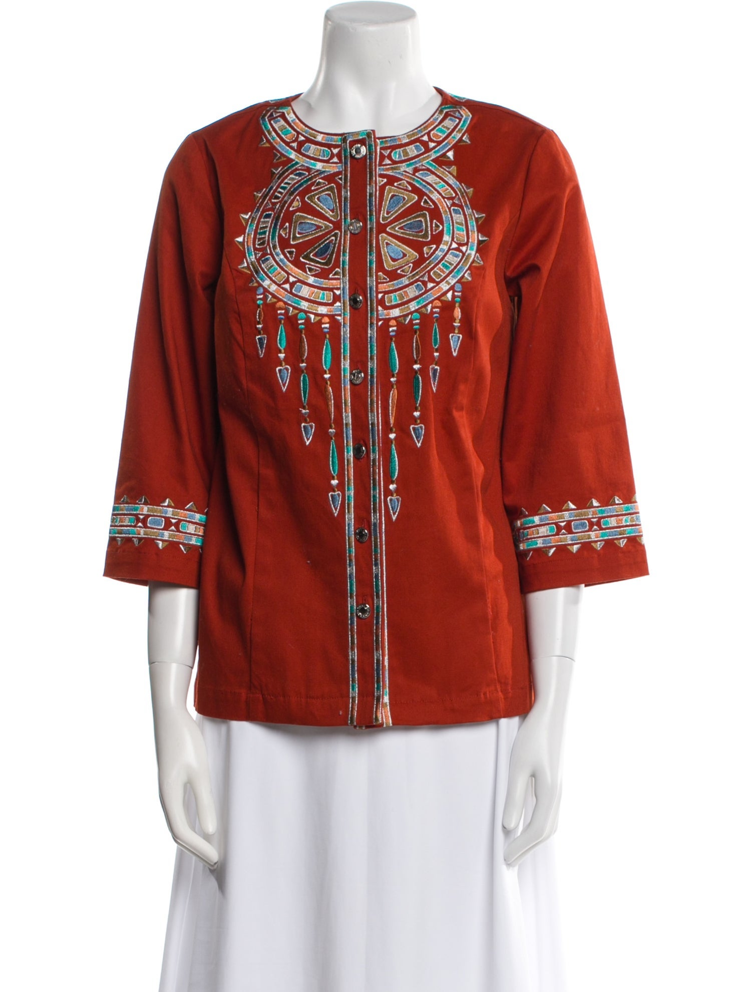 Bob Mackie Printed Evening Jacket