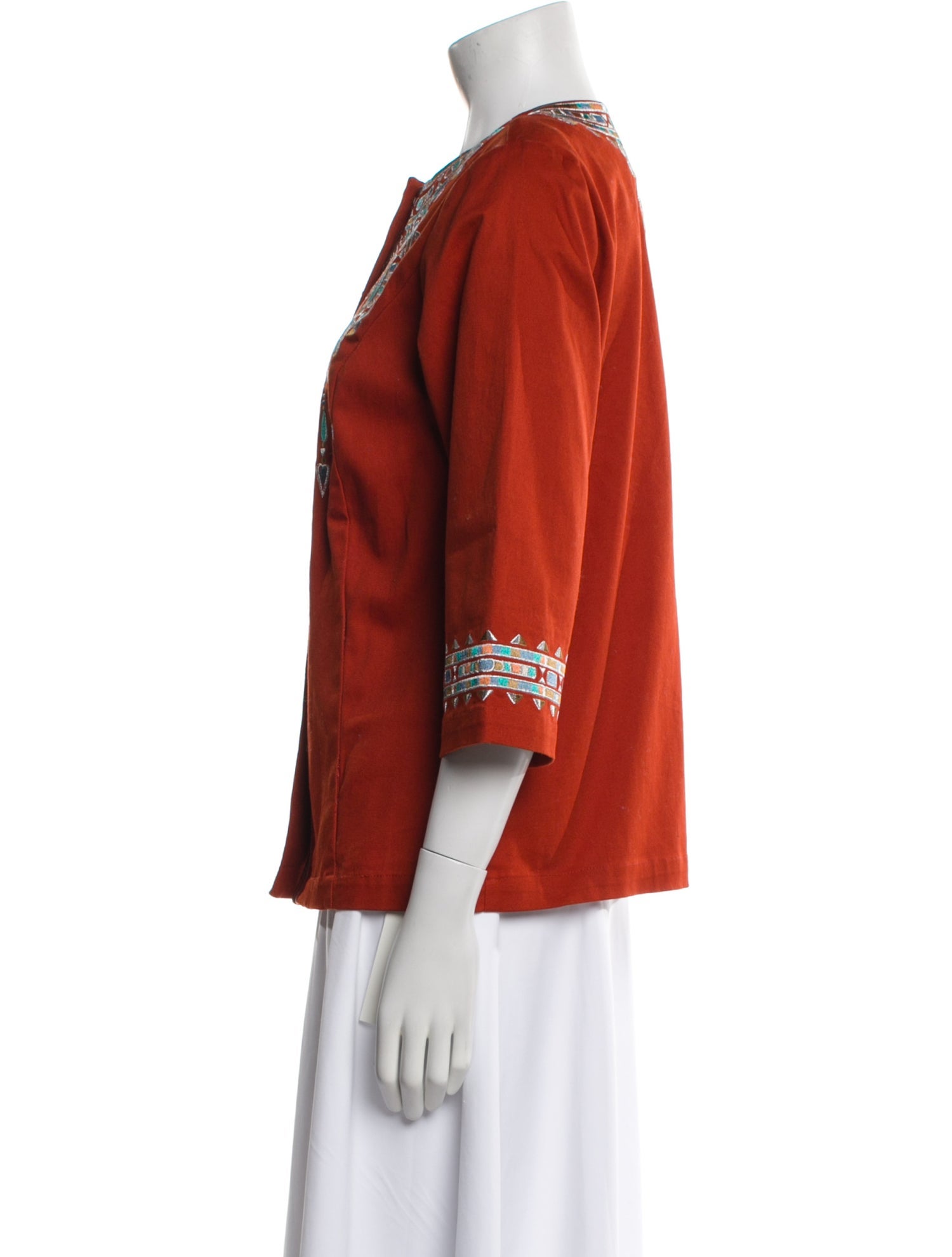 Bob Mackie Printed Evening Jacket