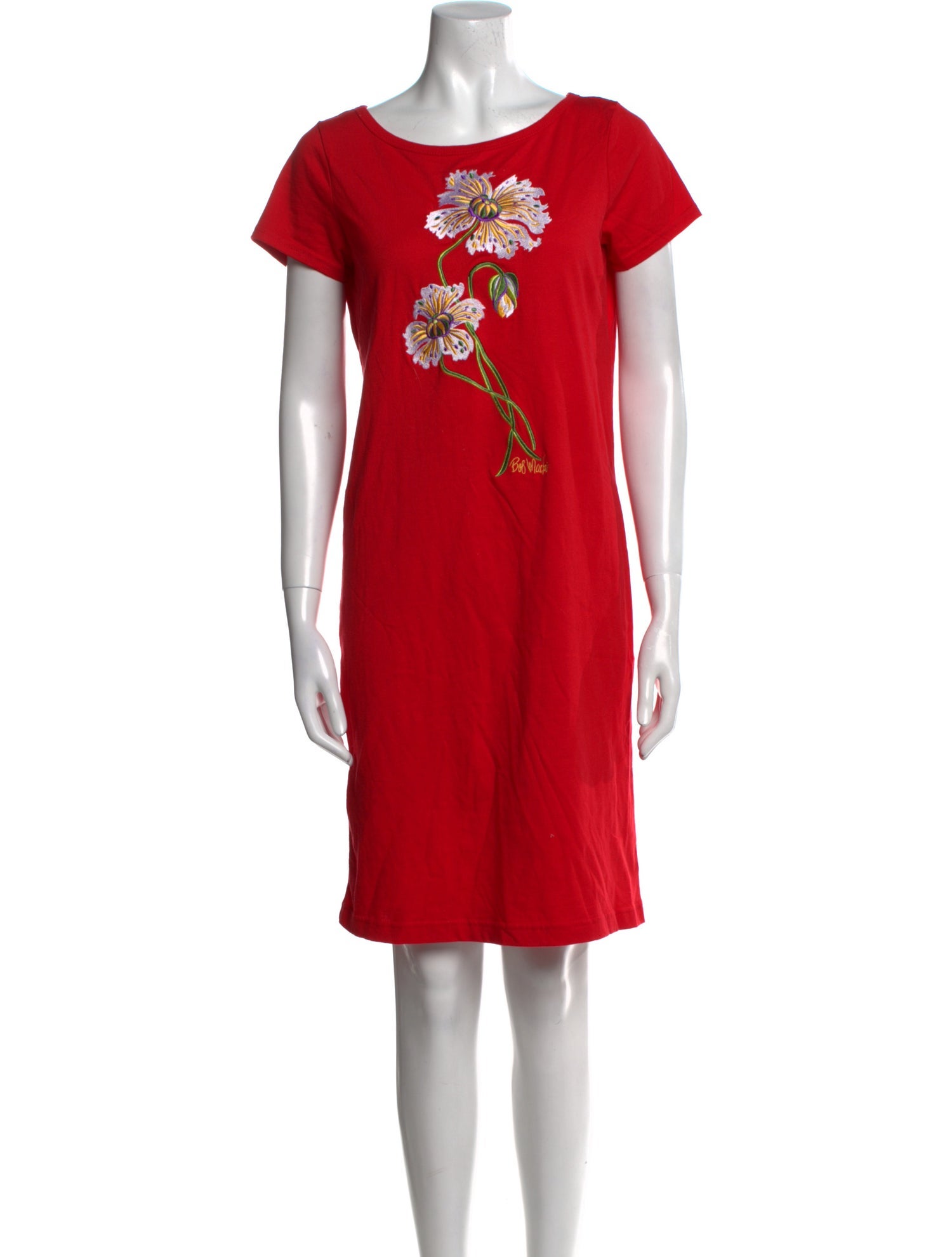 Bob Mackie Graphic Print Mini Dress