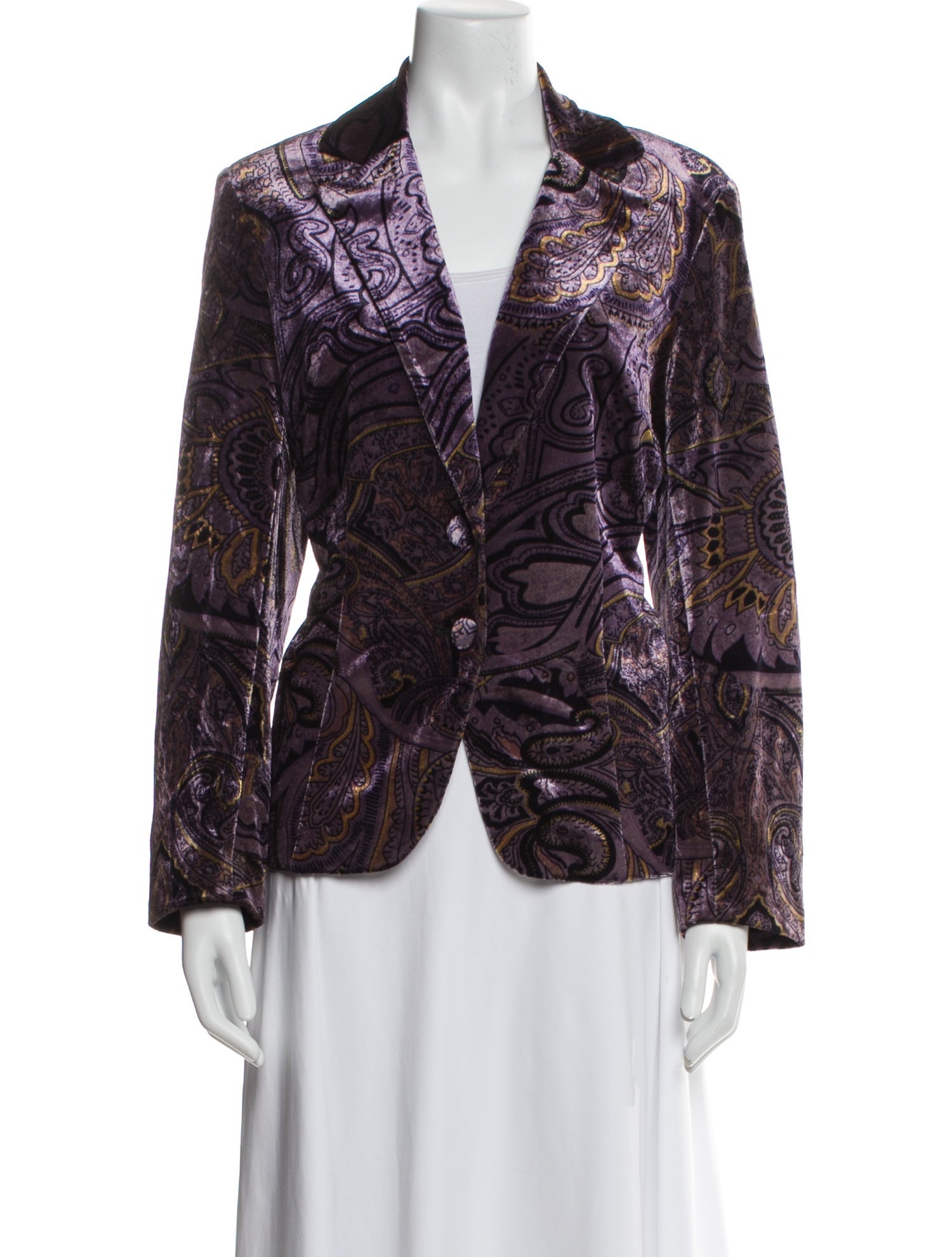 Bob Mackie Printed Blazer