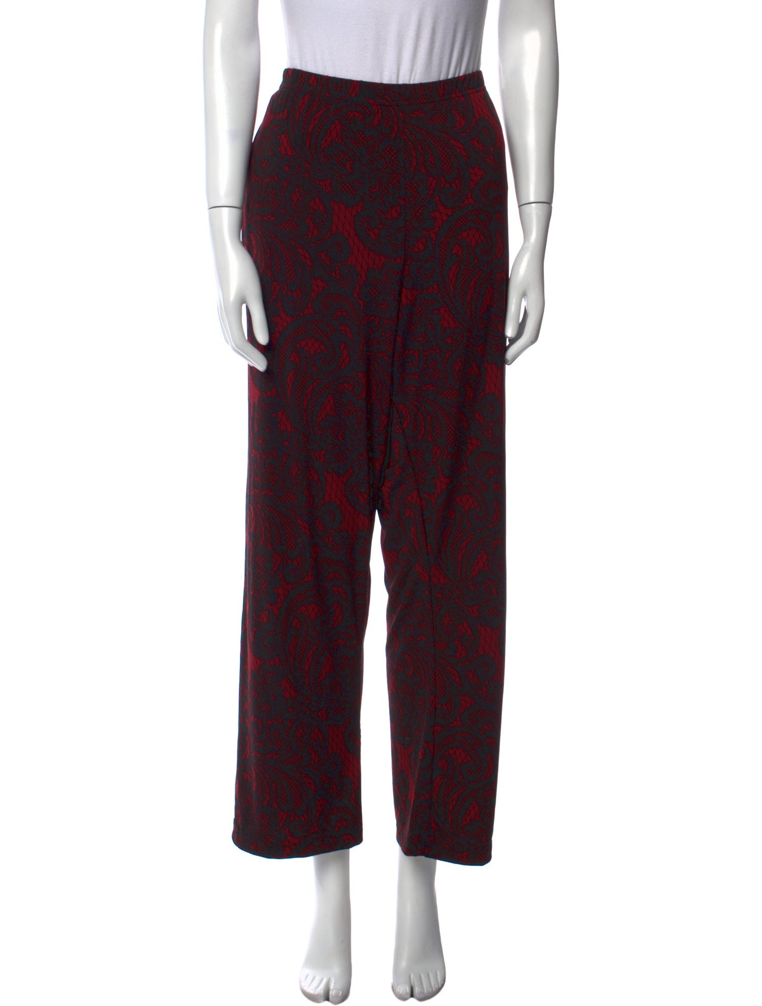 Bob Mackie Printed Wide Leg Pants