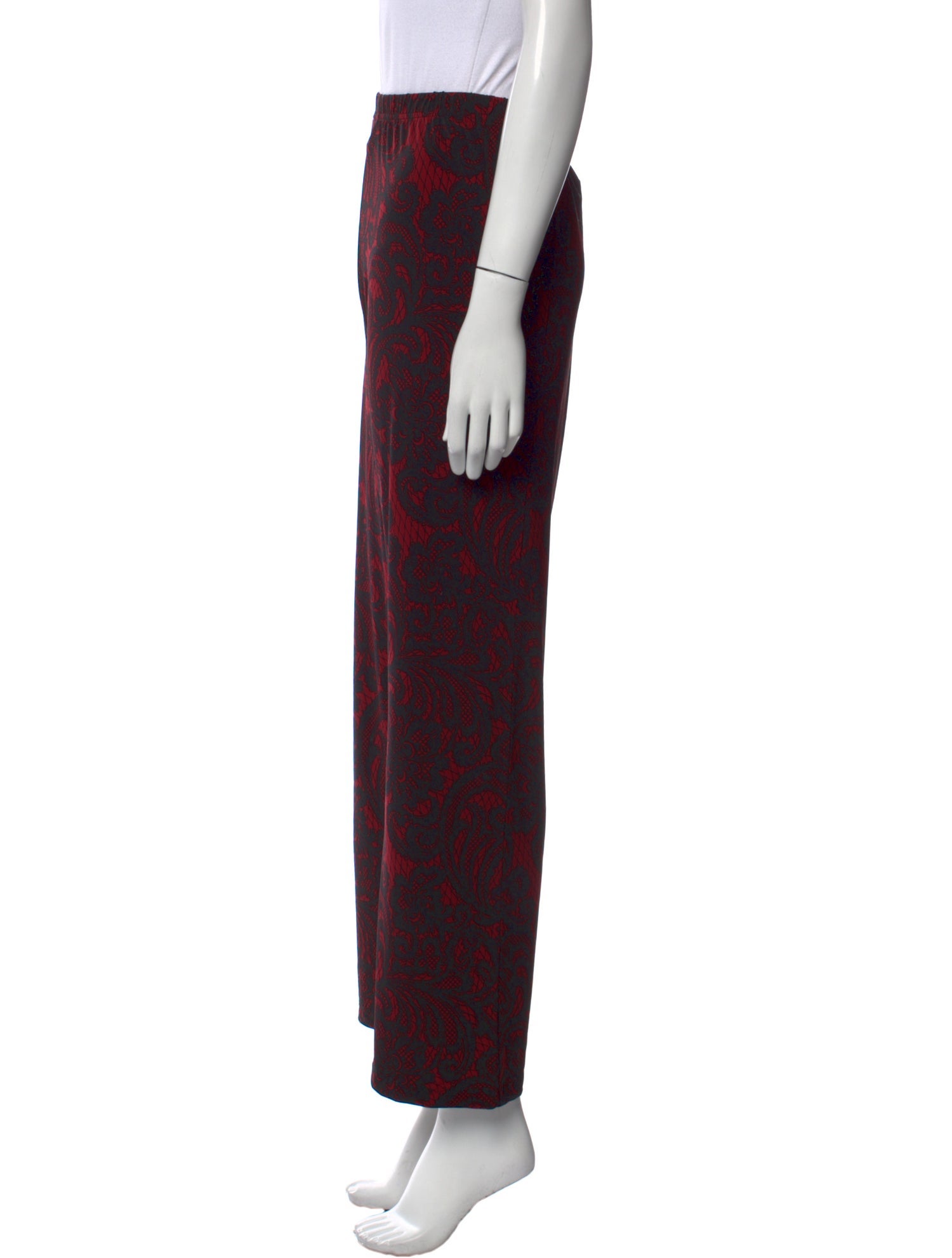 Bob Mackie Printed Wide Leg Pants