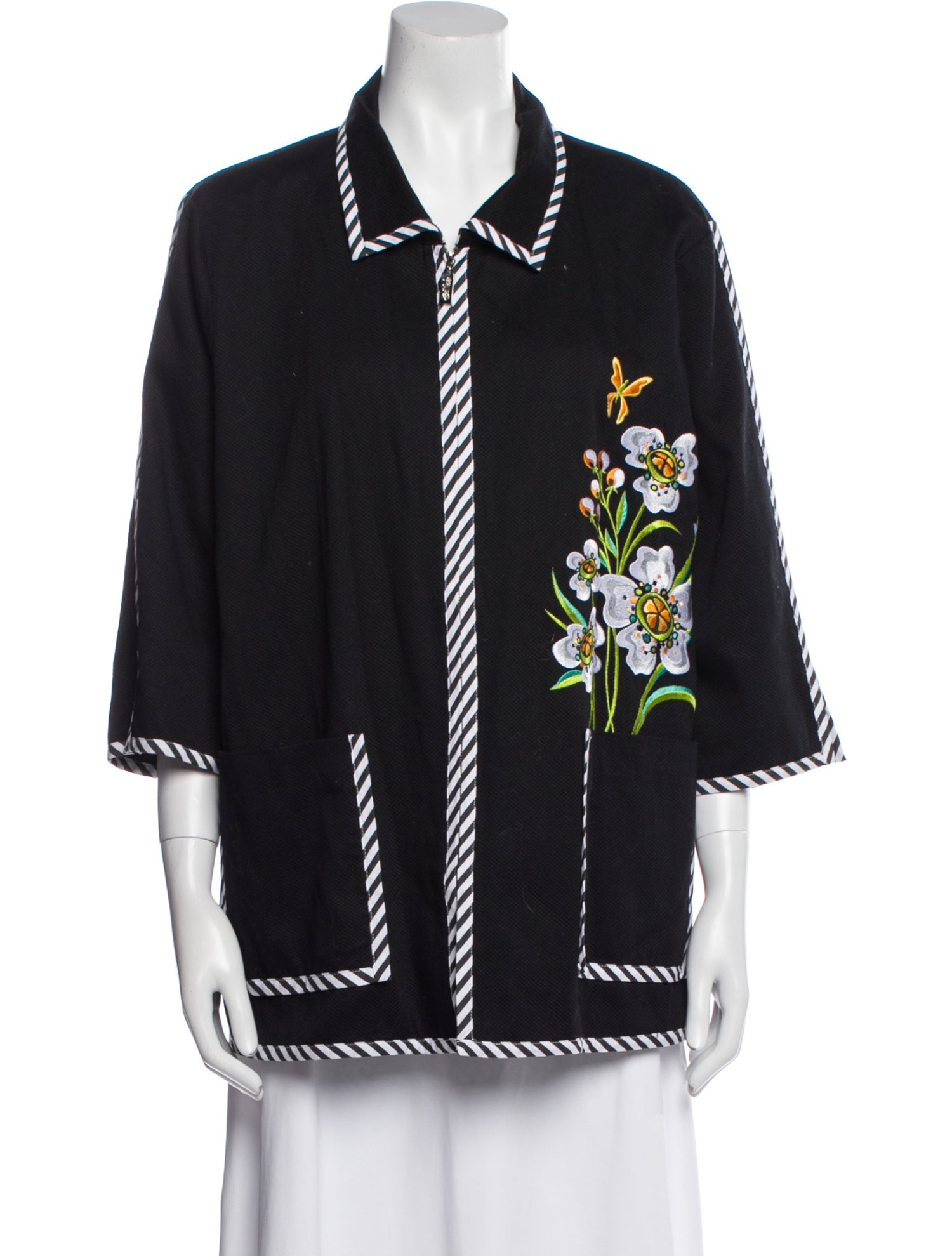 Bob Mackie Printed Evening Jacket