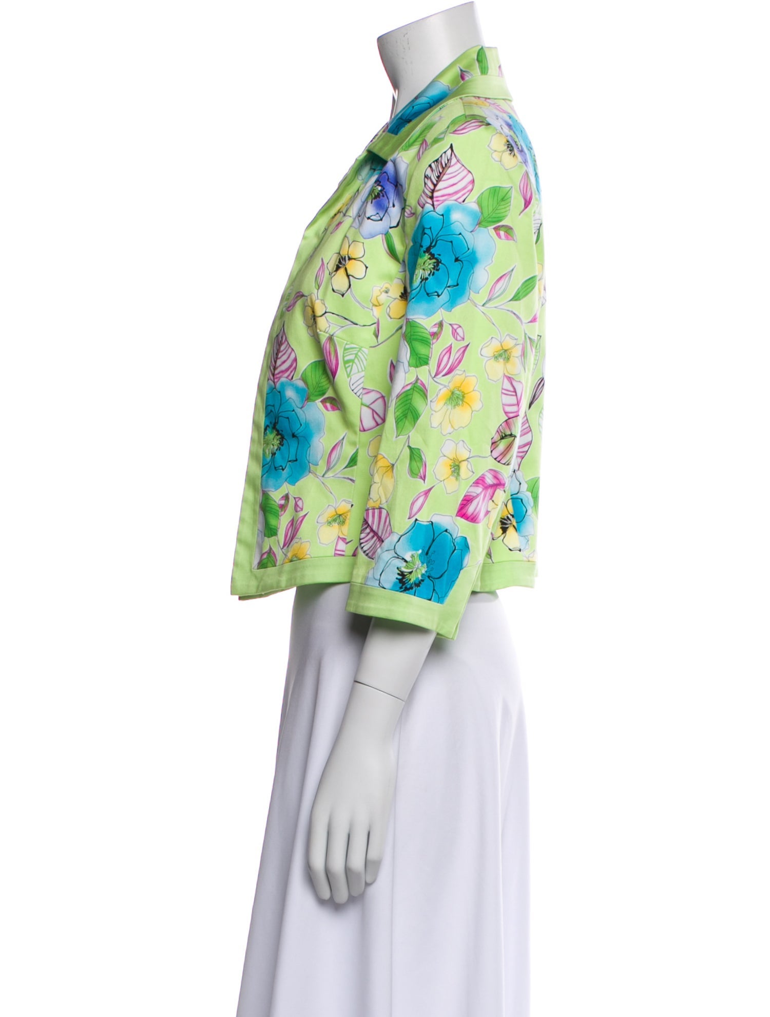 Bob Mackie Floral Print Blazer