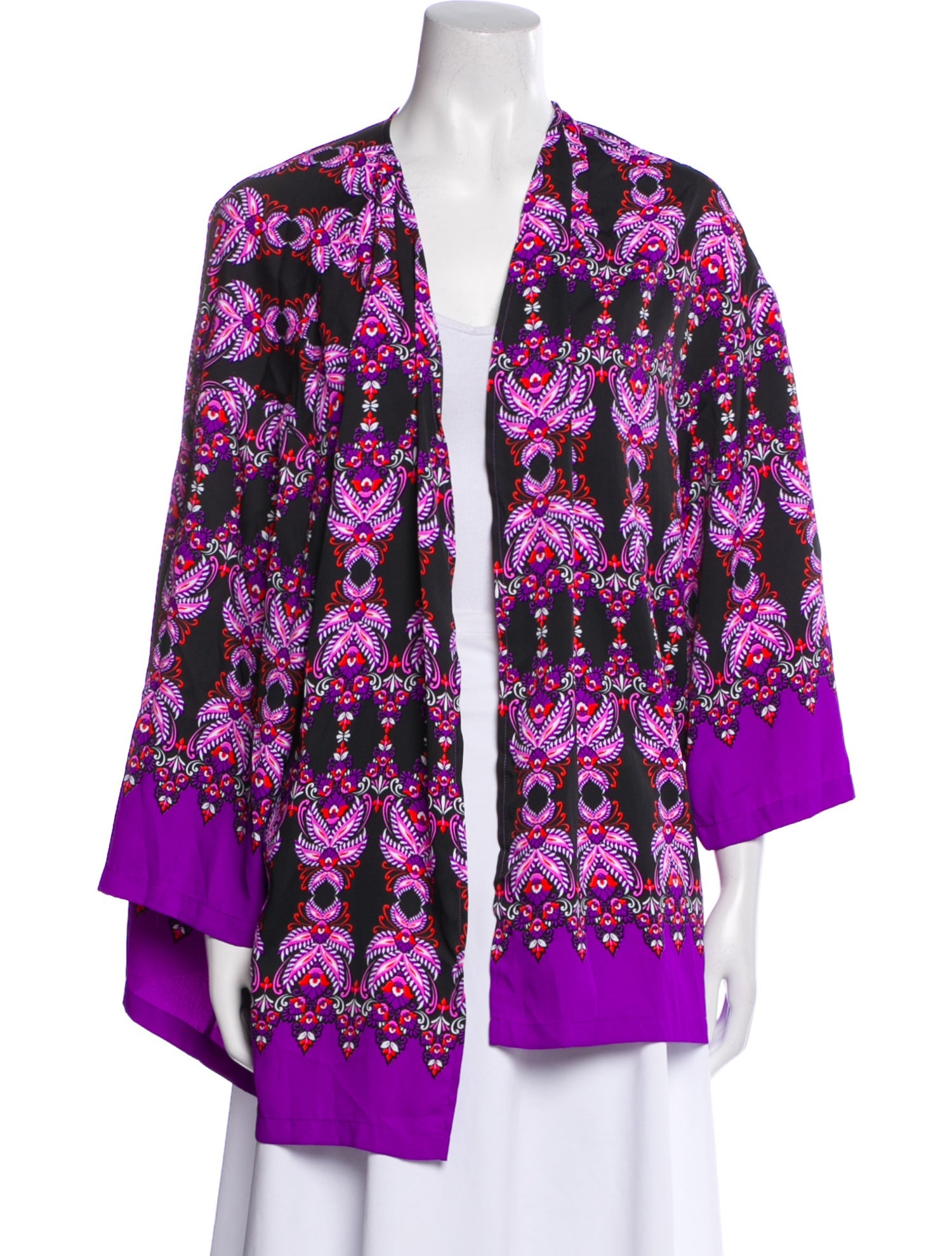 Bob Mackie Printed Evening Jacket