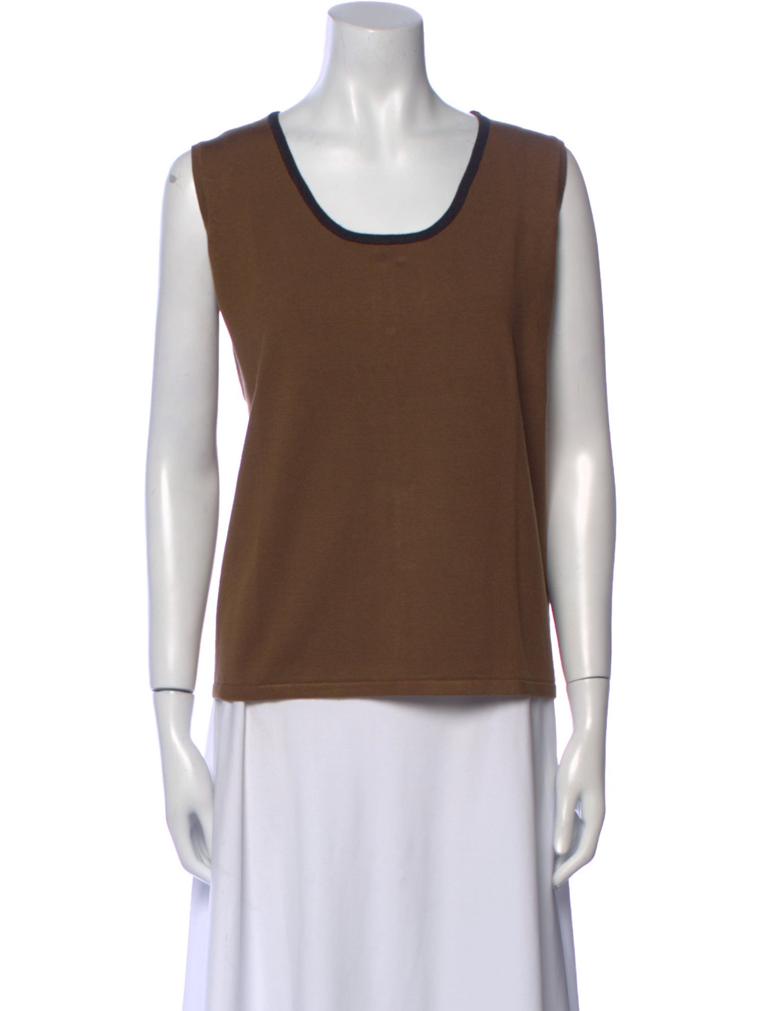 Bob Mackie Scoop Neck Sleeveless Top