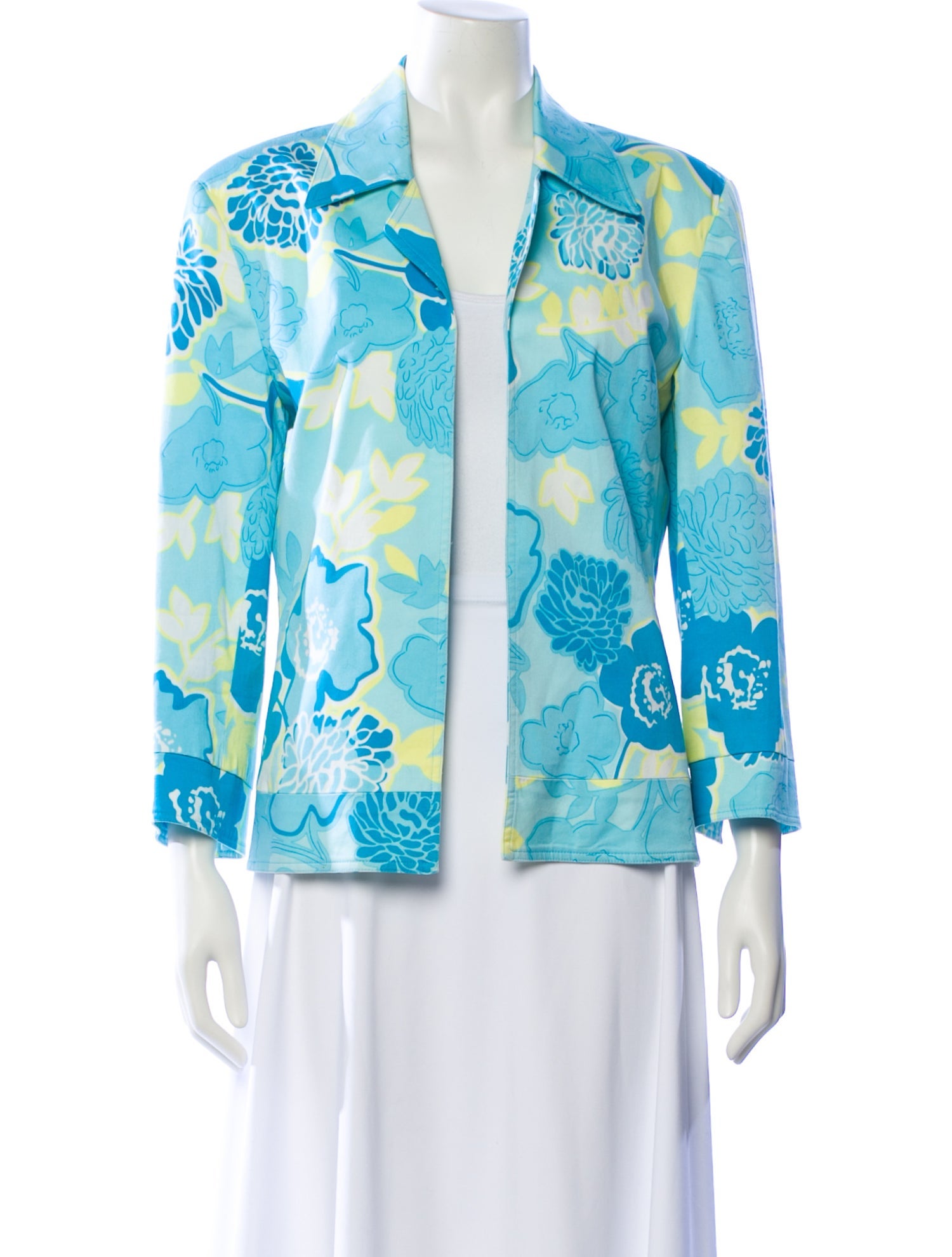 Bob Mackie Floral Print Blazer