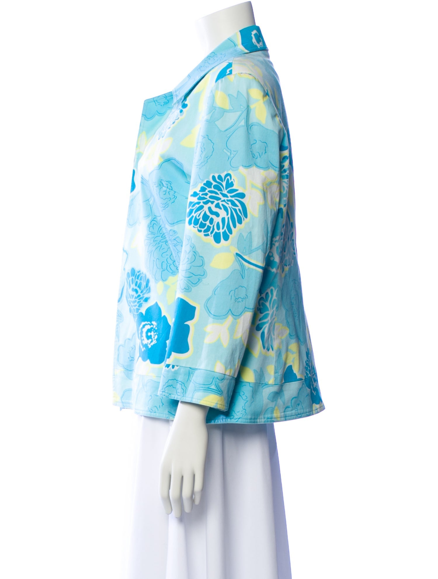 Bob Mackie Floral Print Blazer