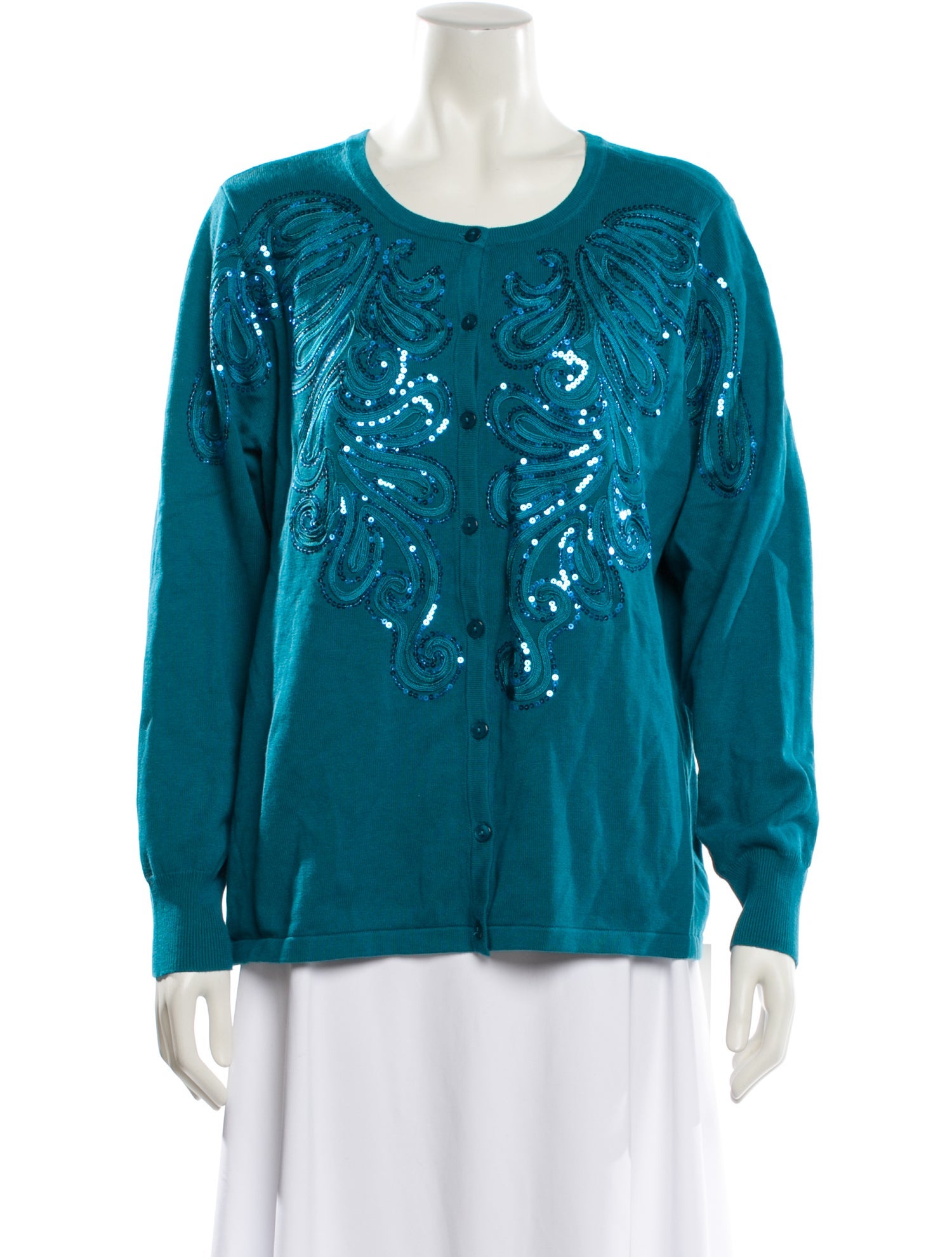 Bob Mackie Scoop Neck Sweater w/ Tags