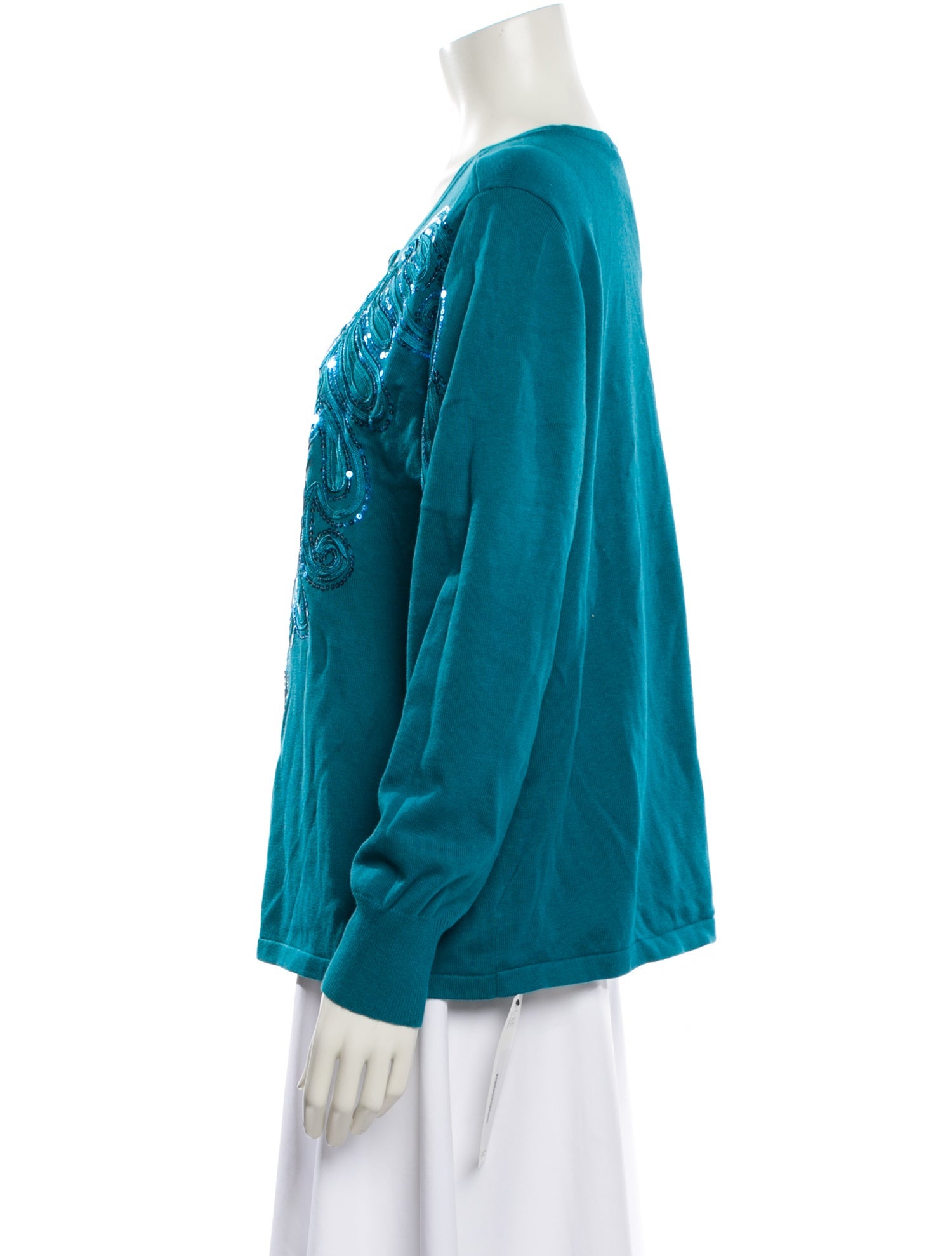 Bob Mackie Scoop Neck Sweater w/ Tags