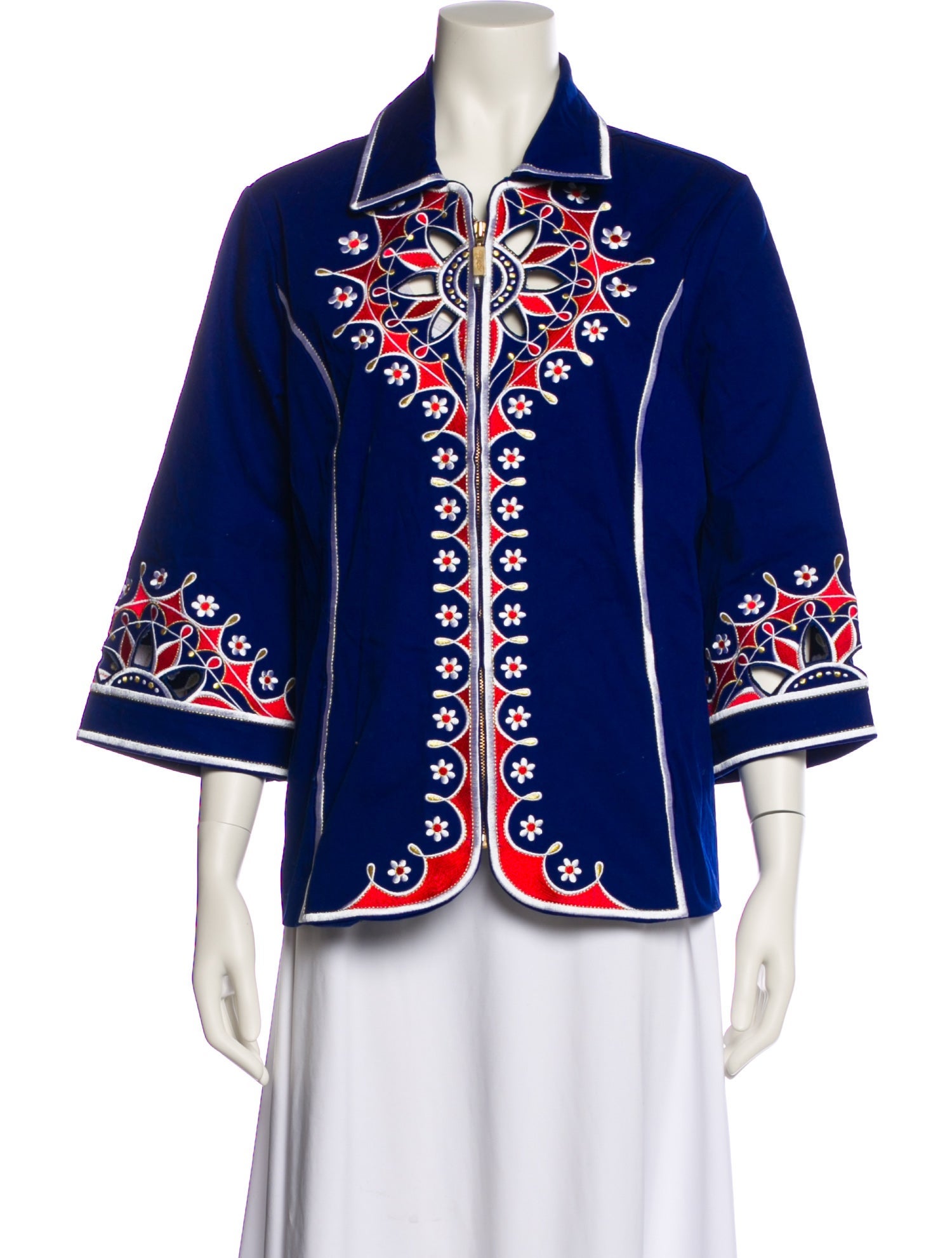 Bob Mackie Graphic Print Jacket