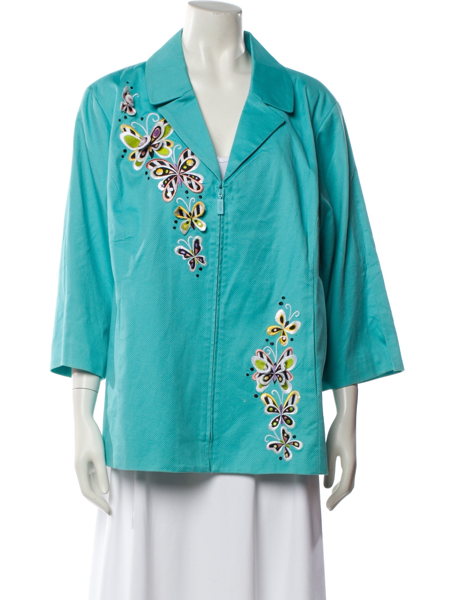 Bob Mackie Printed Blazer