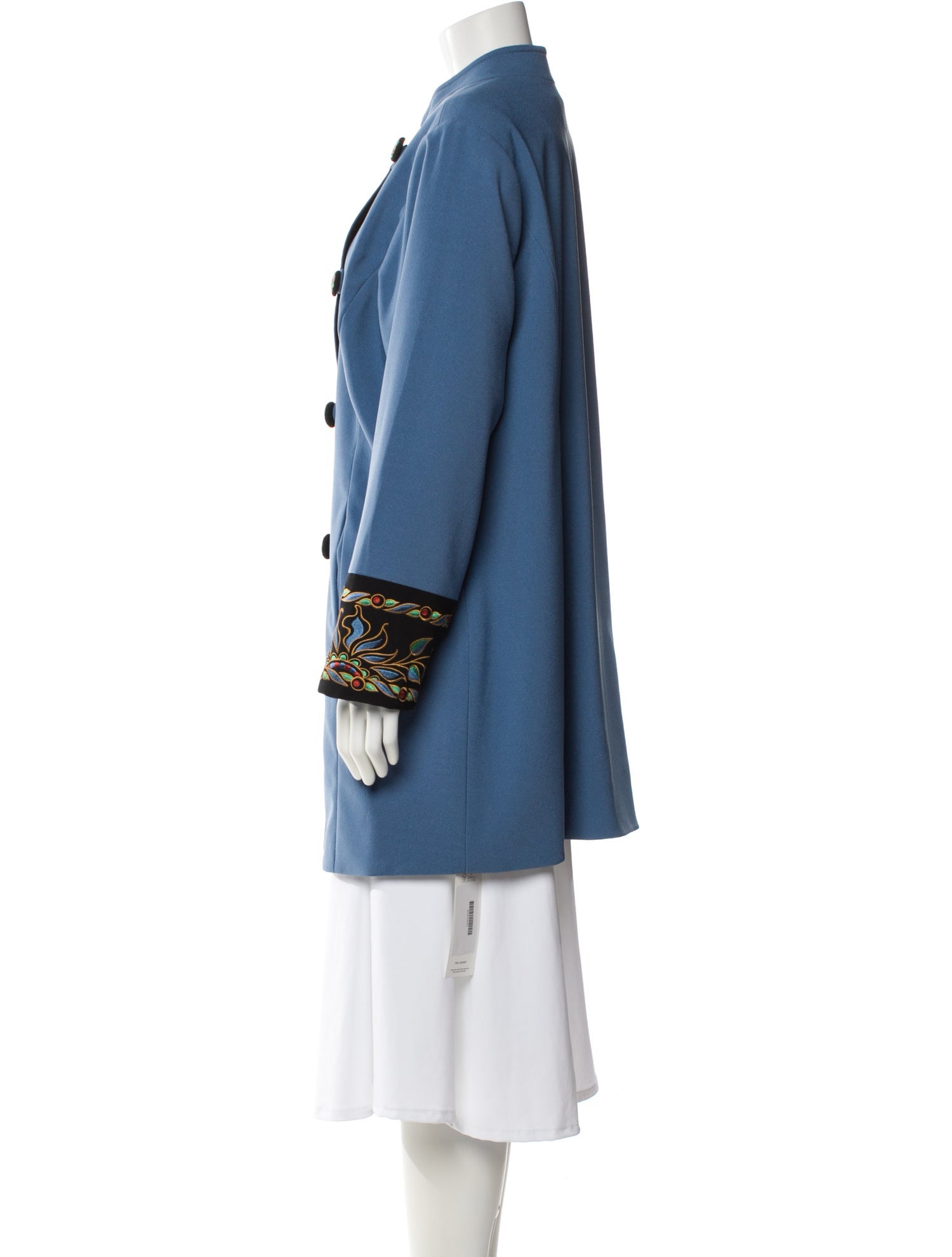 Bob Mackie Printed Trench Coat