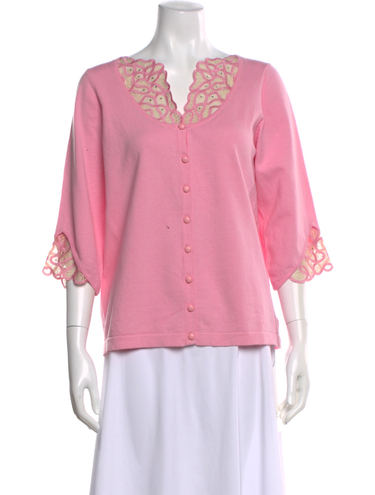 Bob Mackie V-Neck Sweater