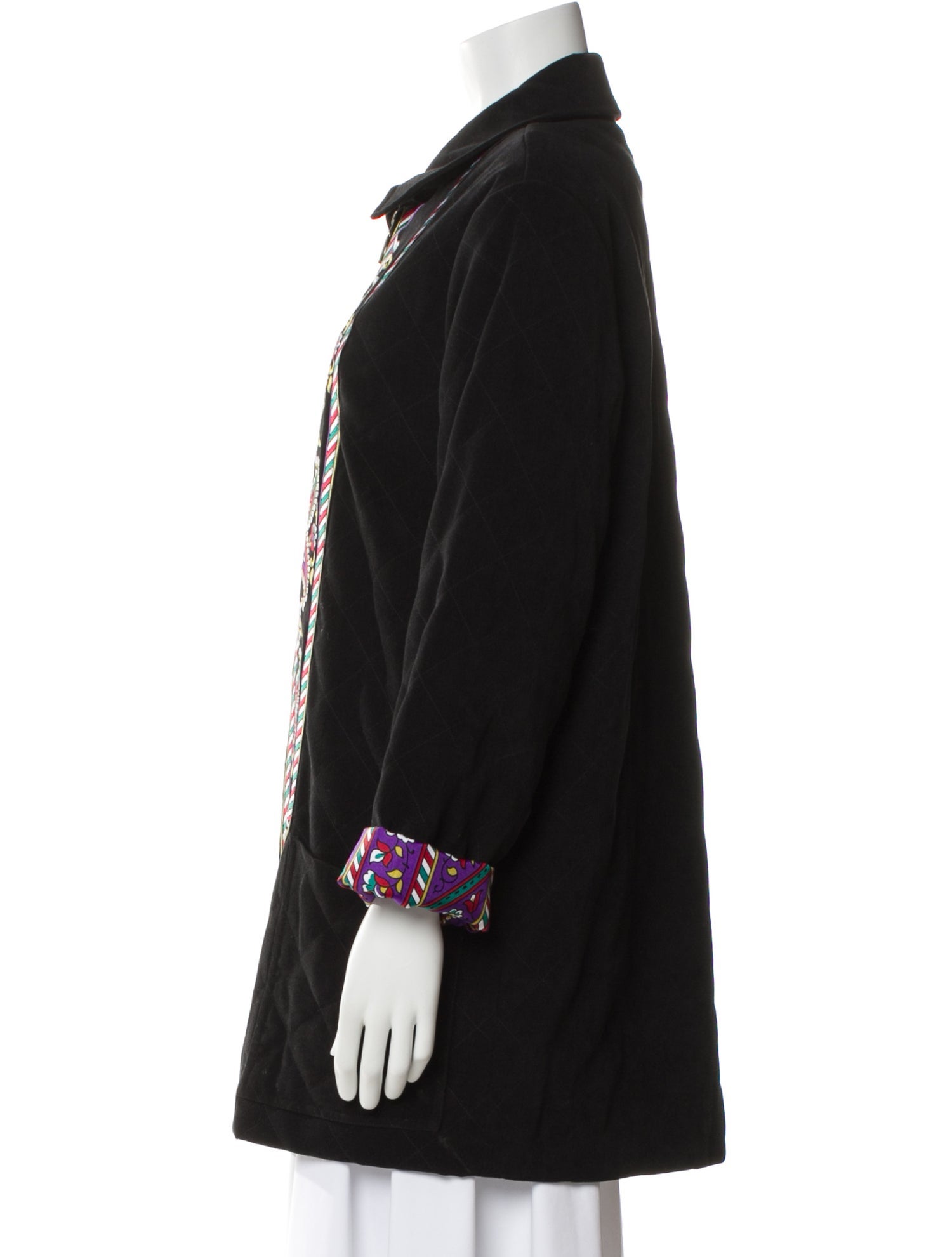 Bob Mackie Printed Coat