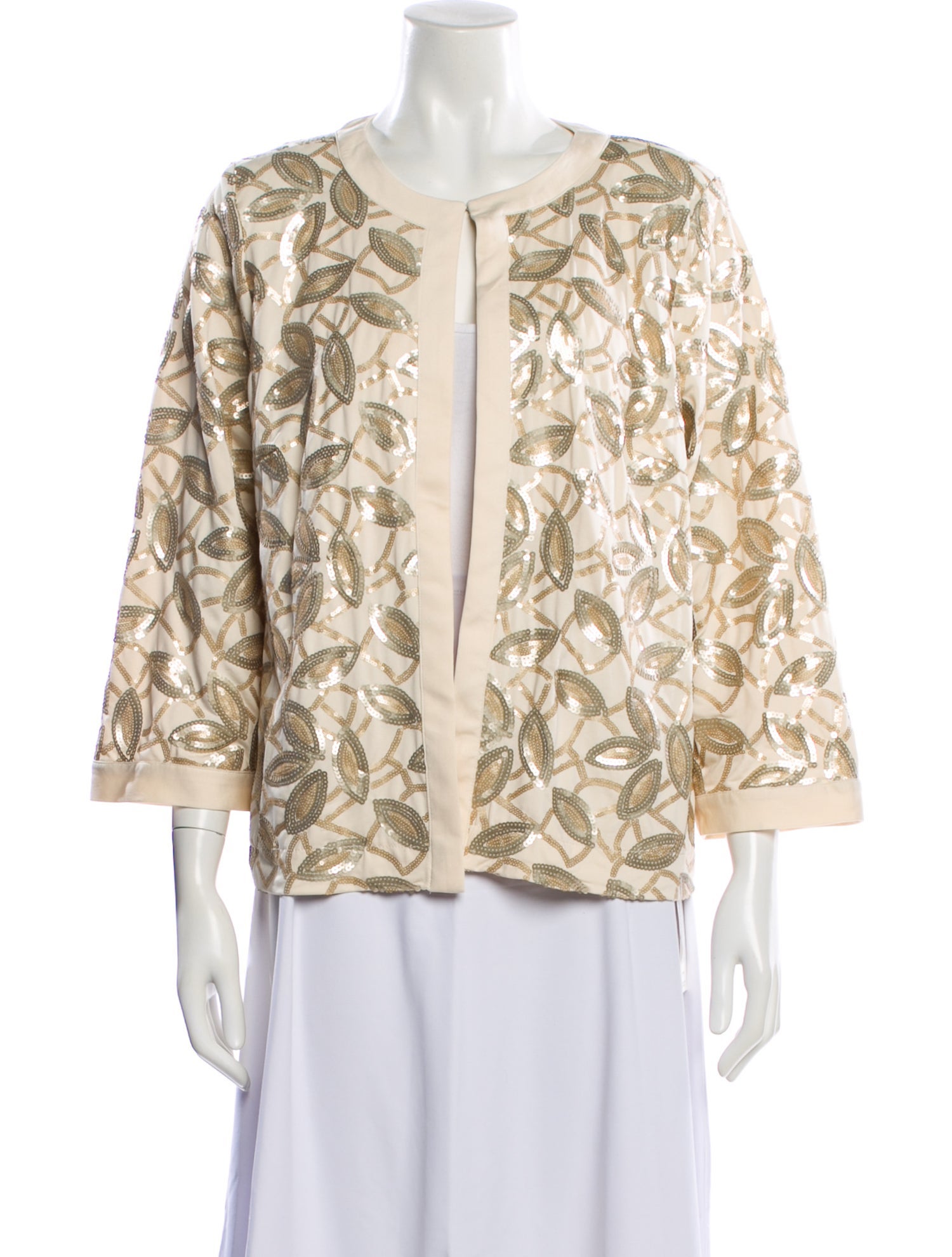 Bob Mackie Printed Evening Jacket