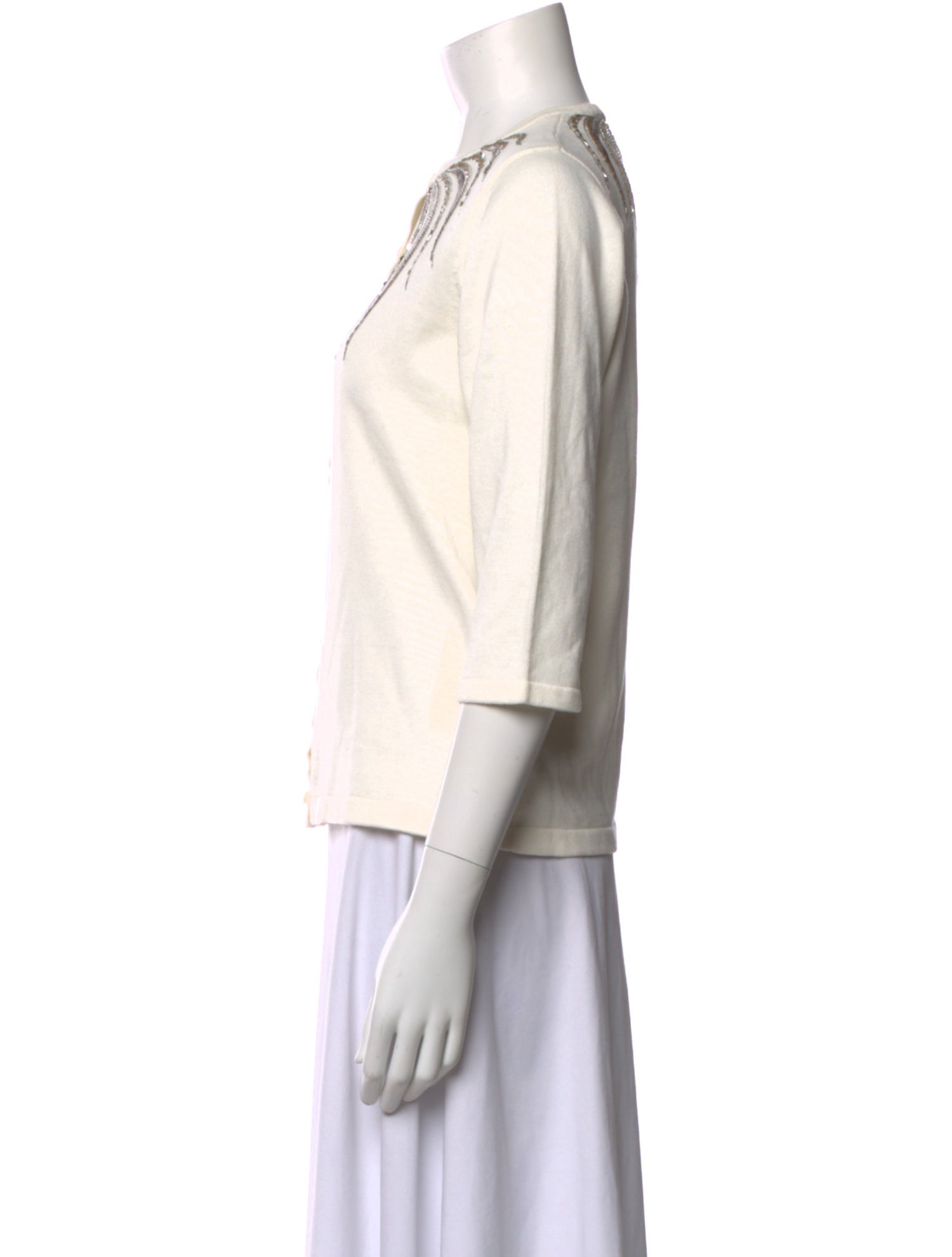 Bob Mackie Crew Neck Sweater