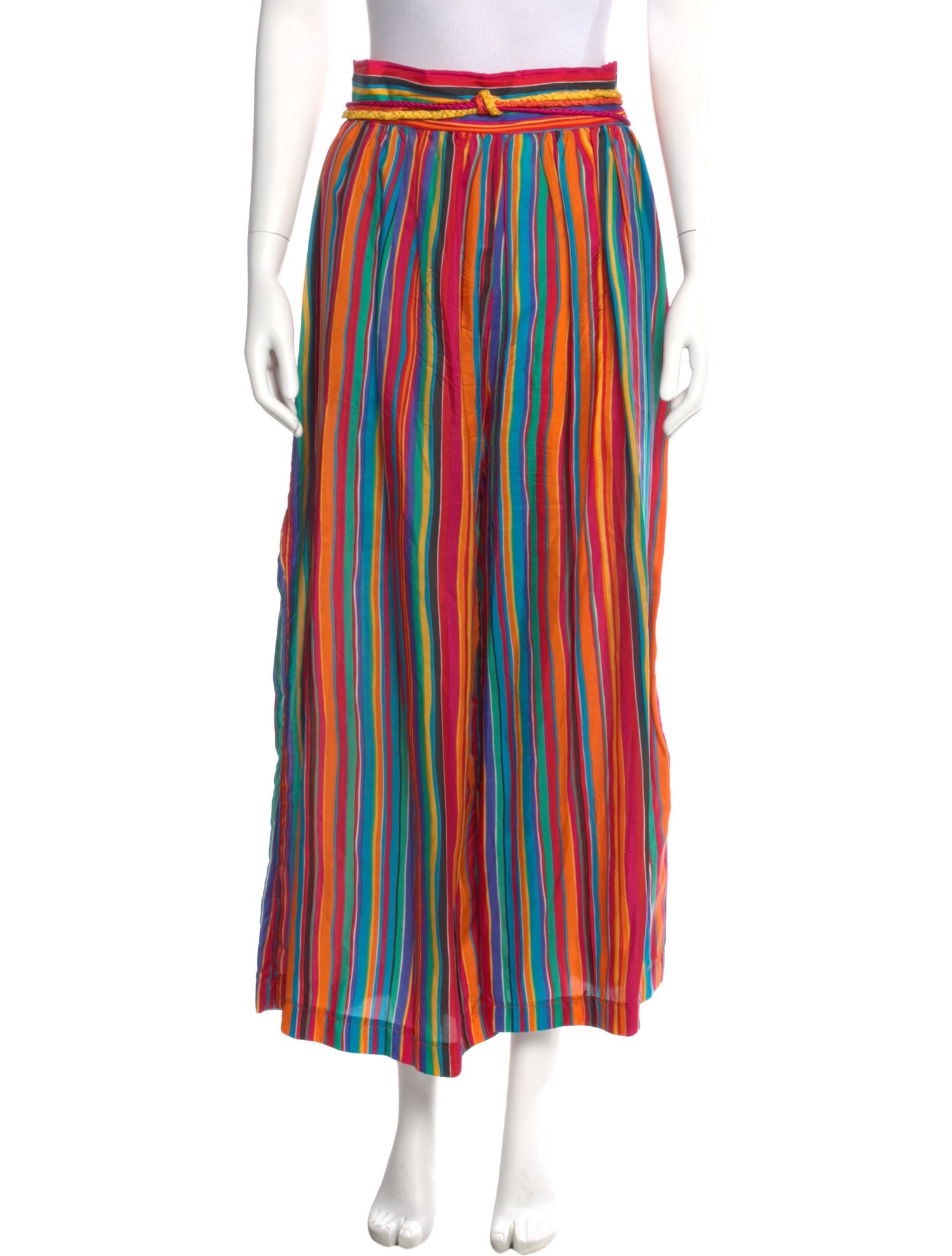 Bob Mackie Striped Wide Leg Pants