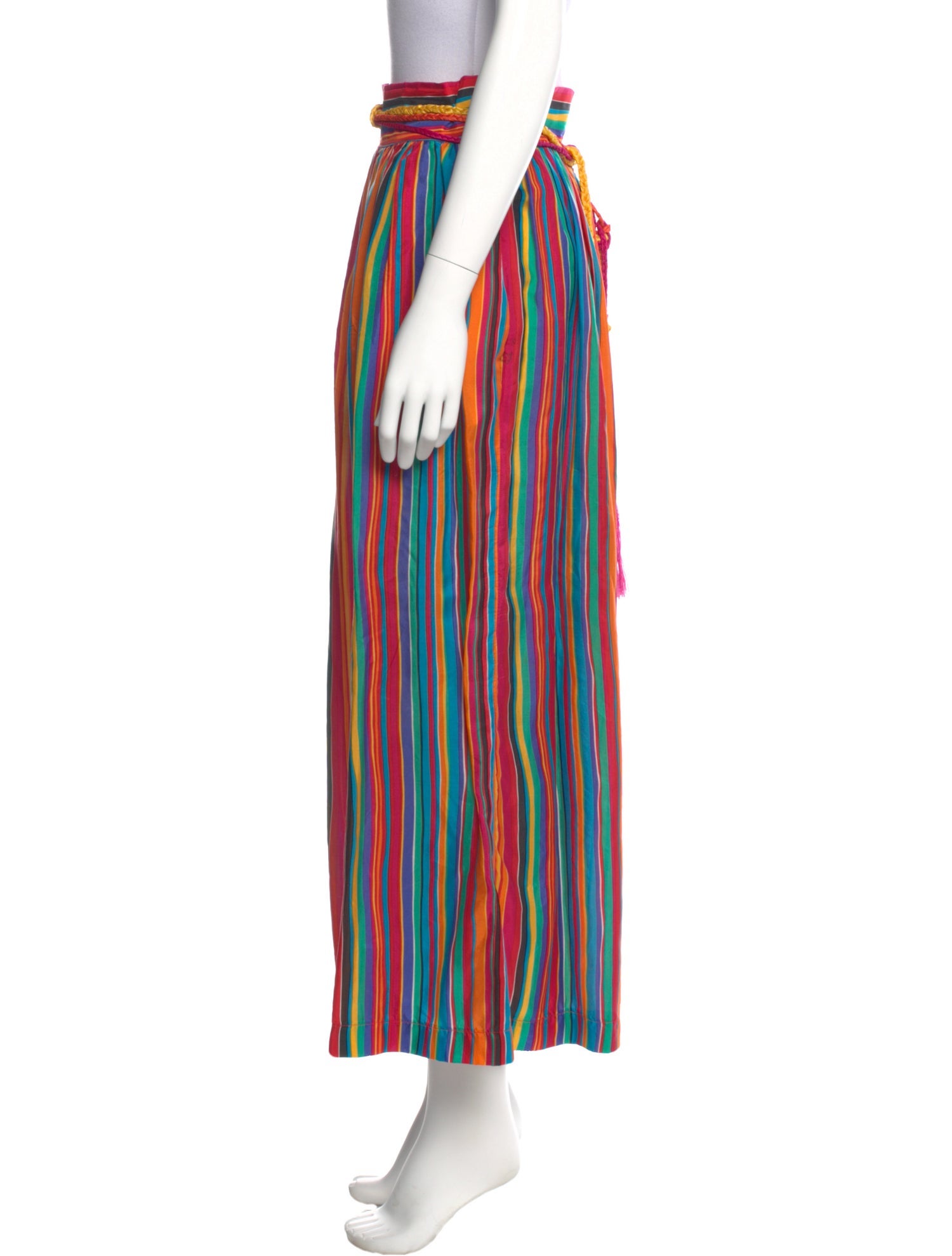 Bob Mackie Striped Wide Leg Pants