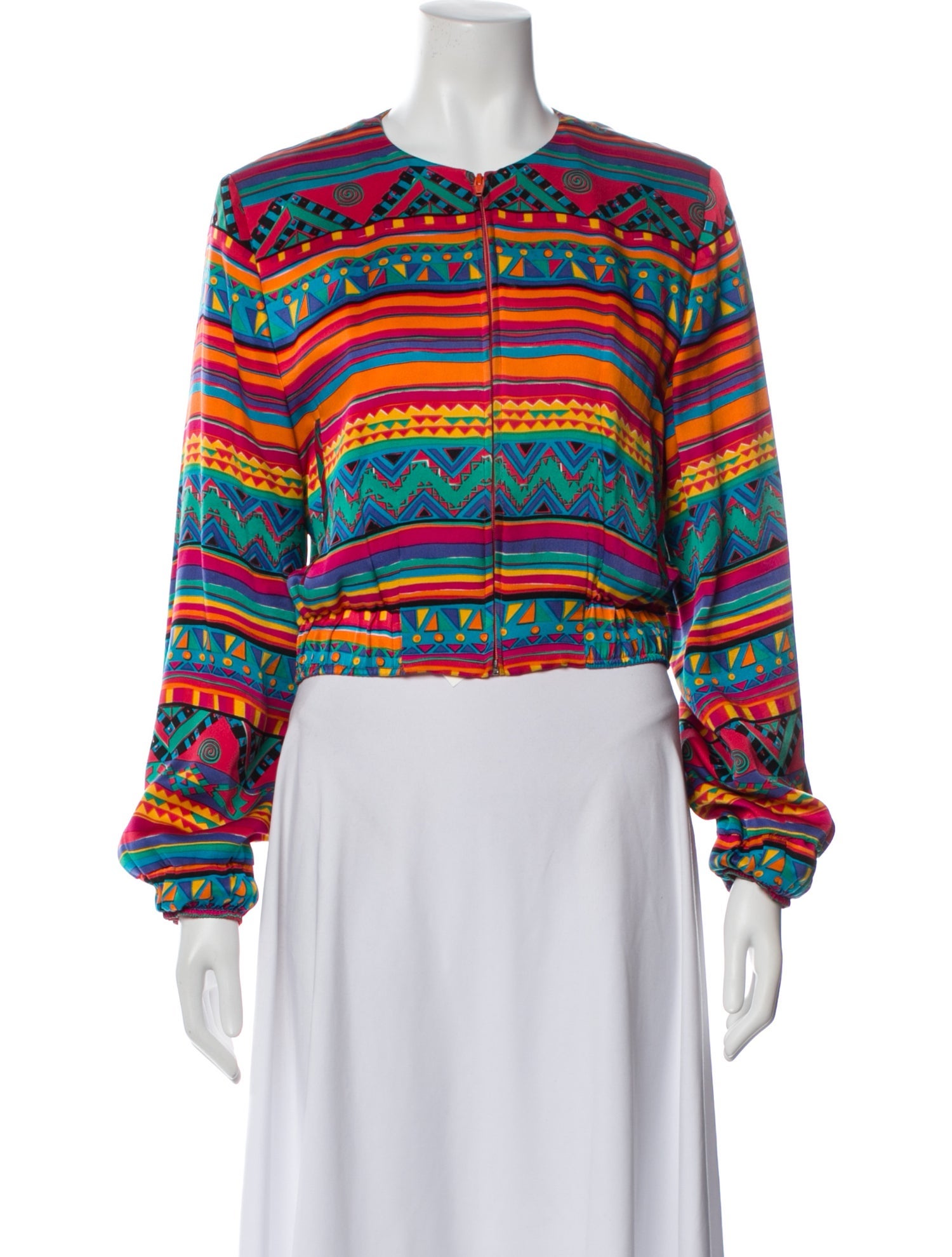 Bob Mackie Printed Jacket