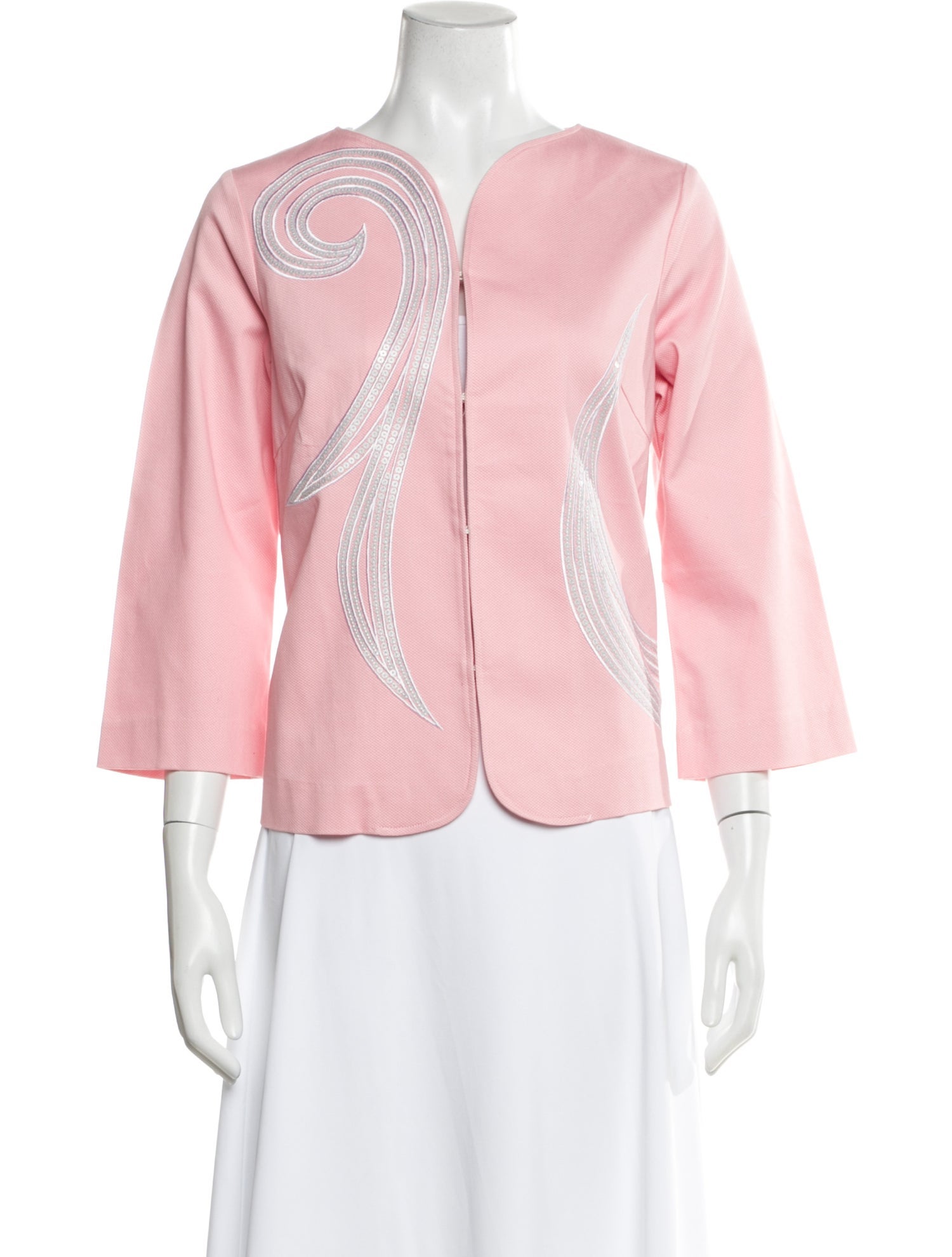 Bob Mackie Floral Print Evening Jacket