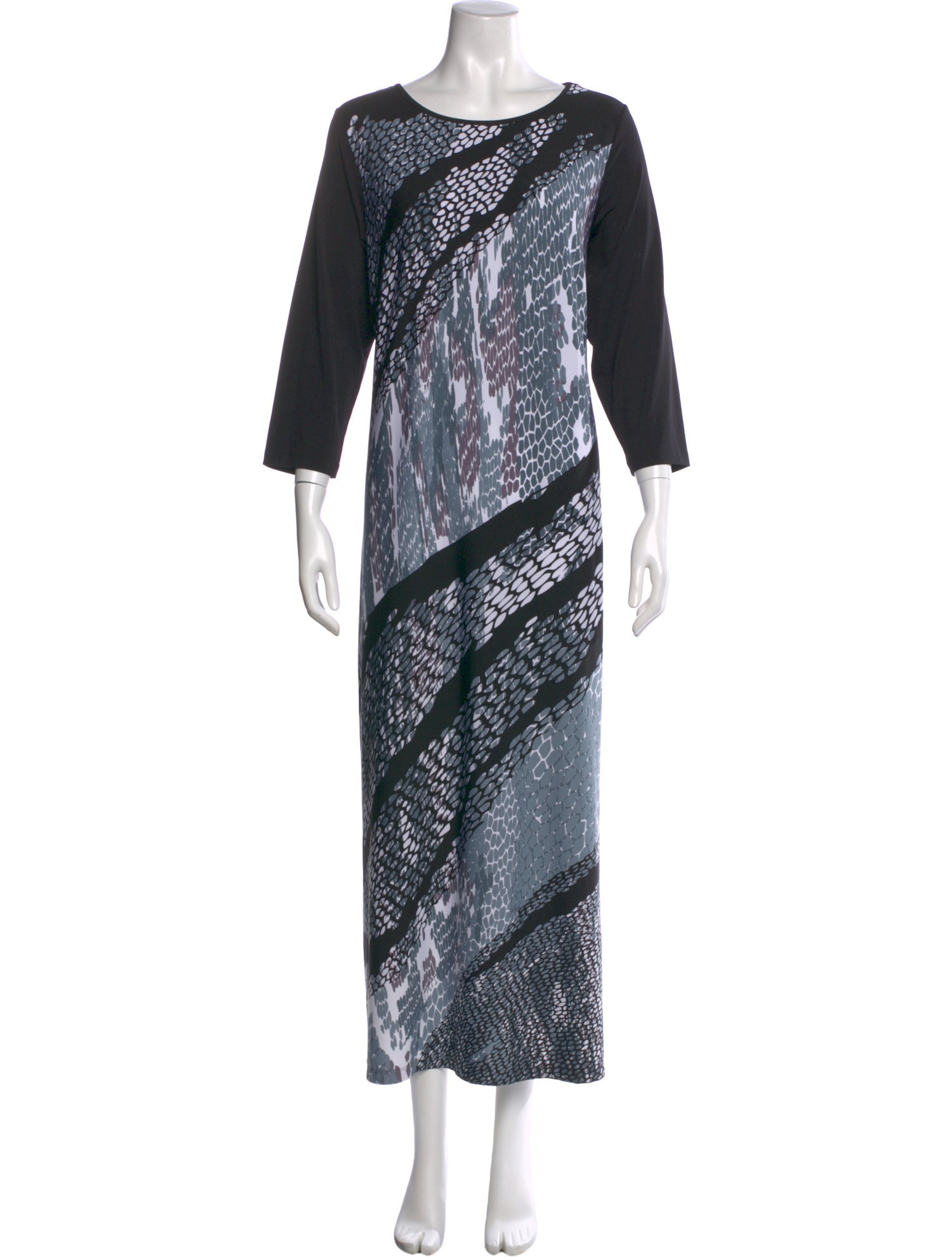 Bob Mackie Printed Long Dress