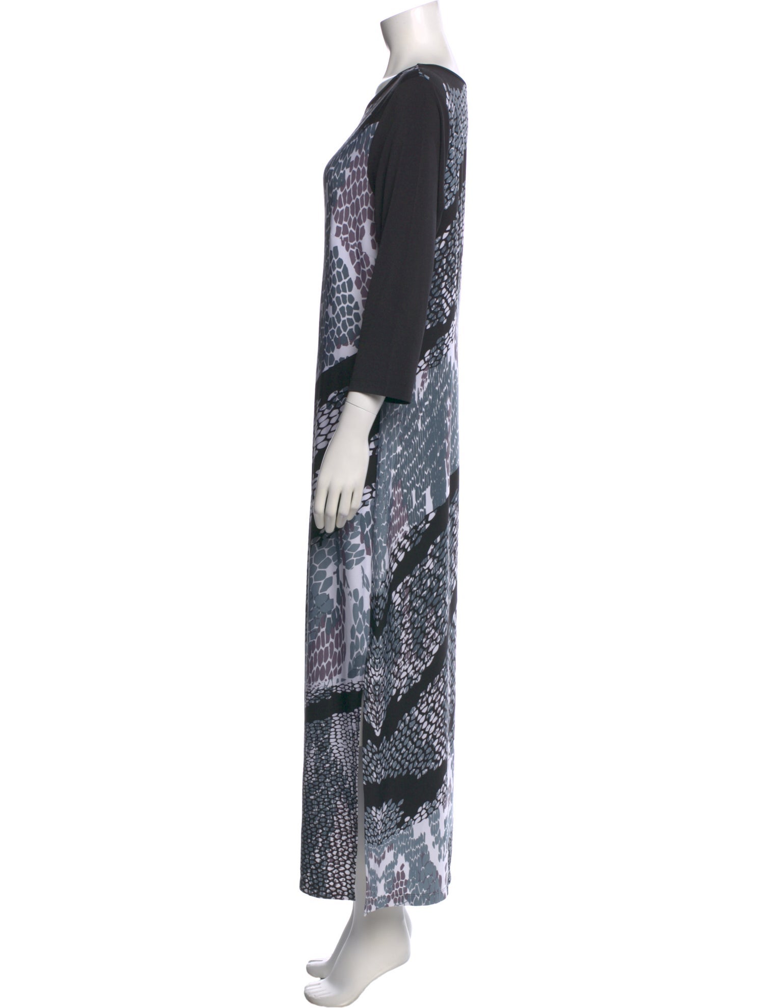 Bob Mackie Printed Long Dress