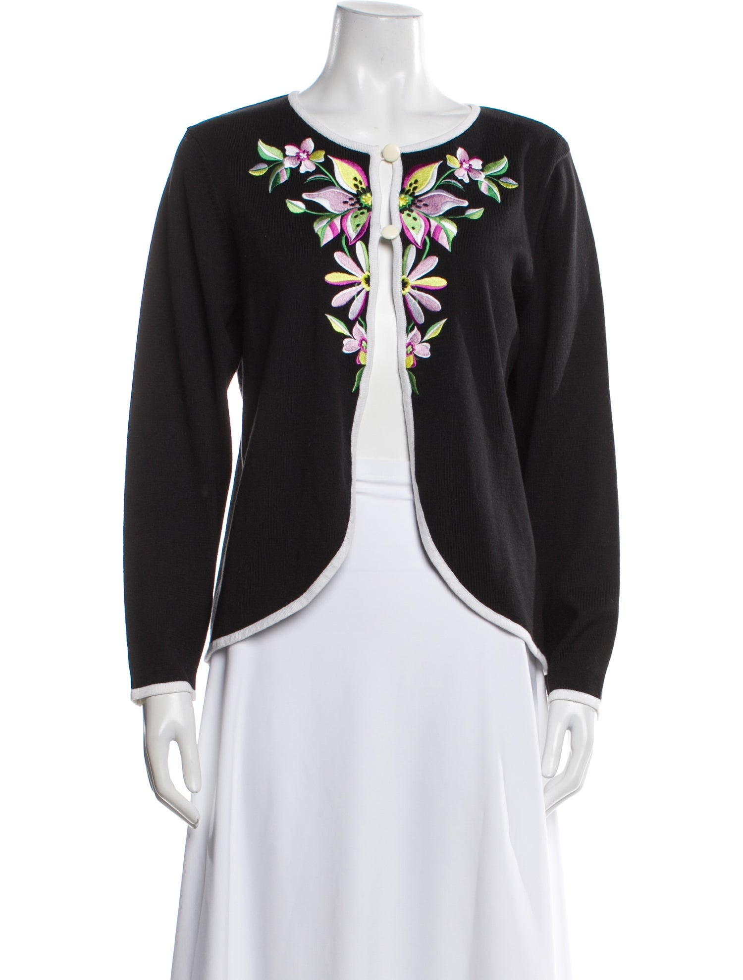 Bob Mackie Scoop Neck Sweater