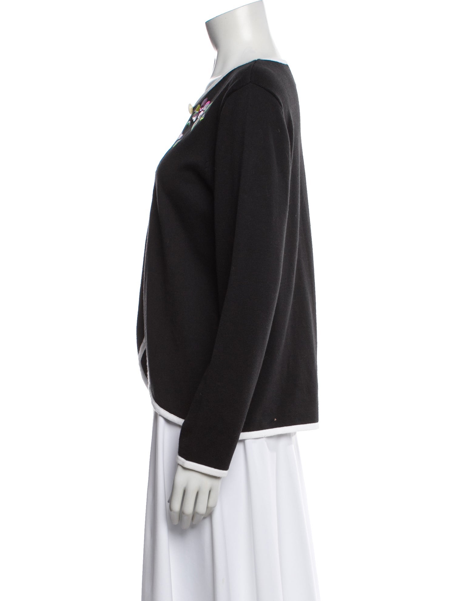 Bob Mackie Scoop Neck Sweater