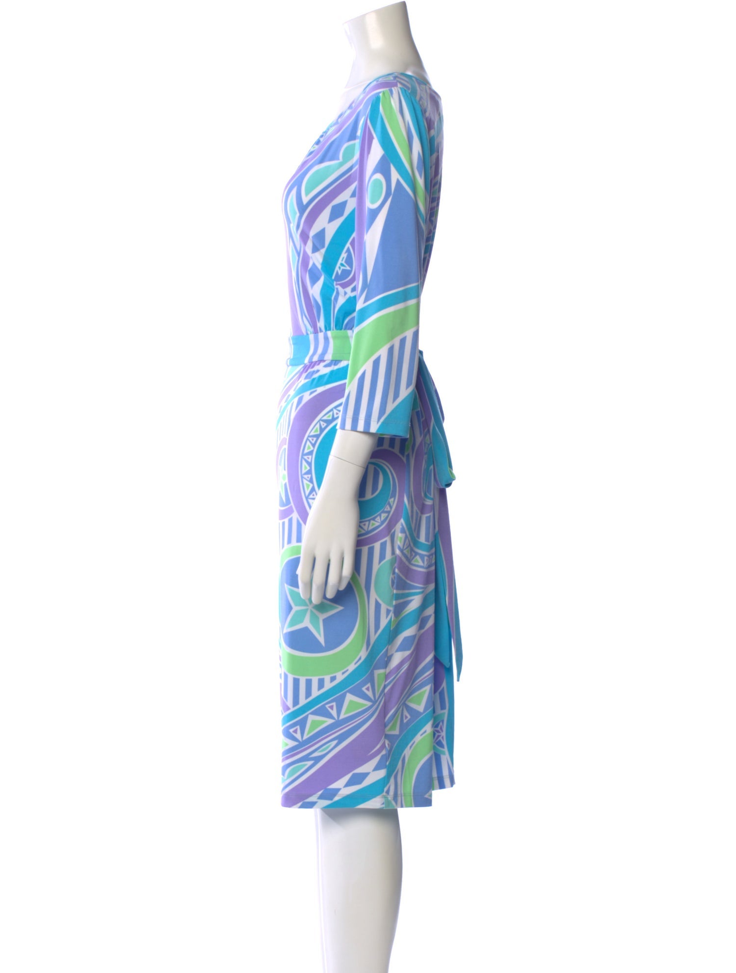 Bob Mackie Printed Knee-Length Dress