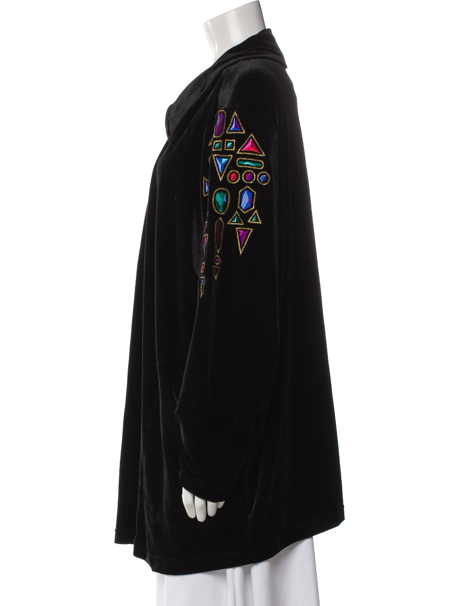 Bob Mackie Patterned Long Sleeve Top
