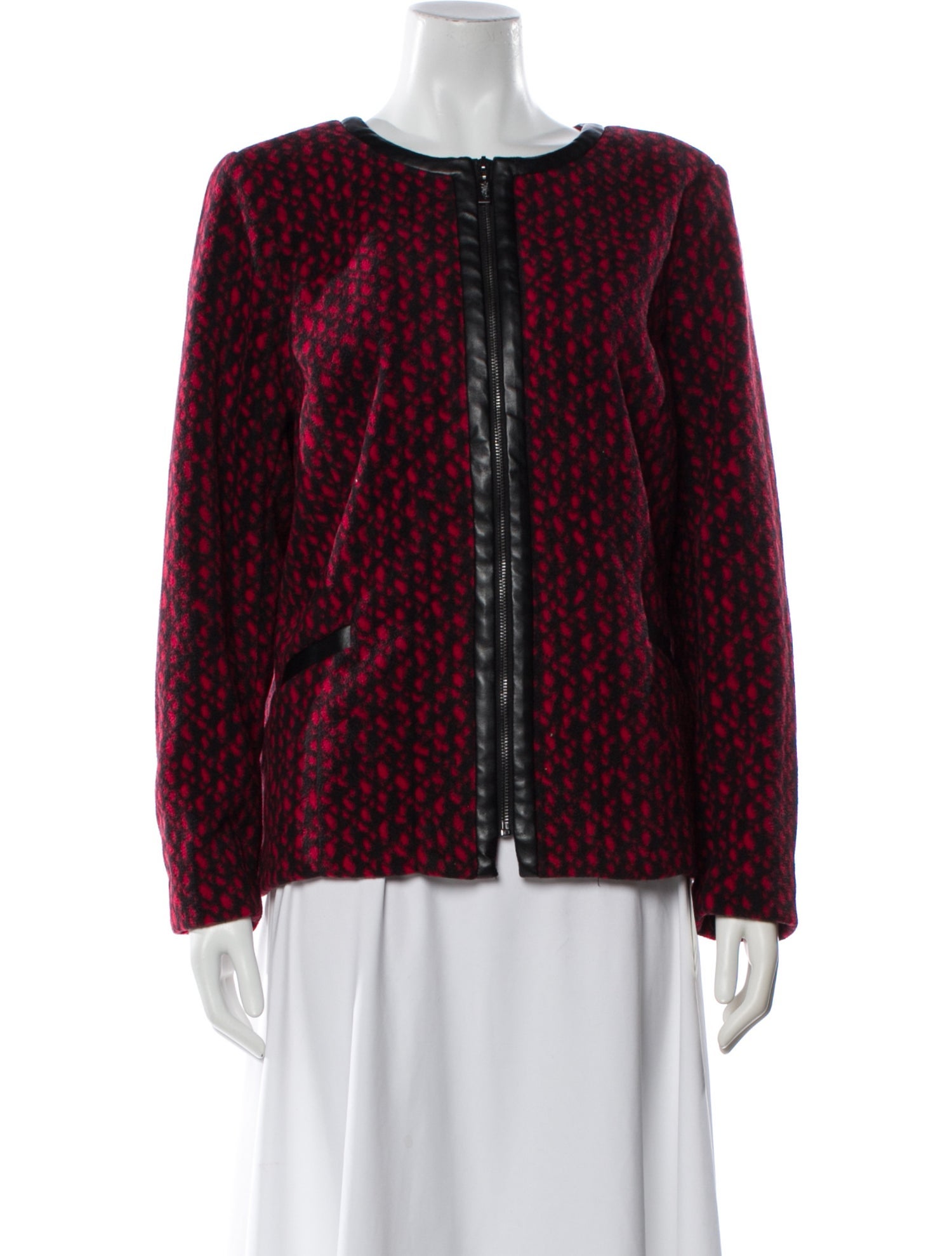 Bob Mackie Tweed Pattern Jacket