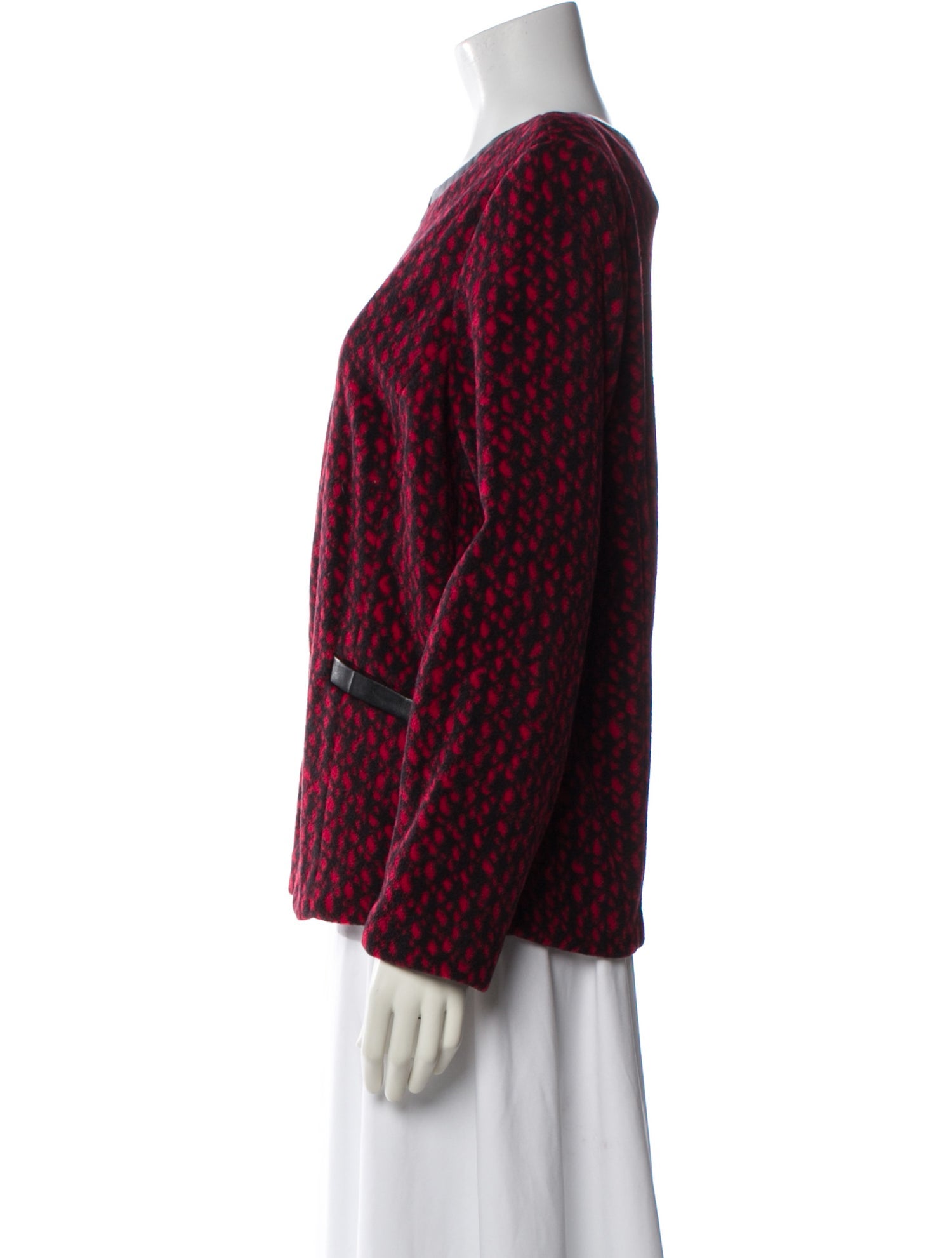 Bob Mackie Tweed Pattern Jacket