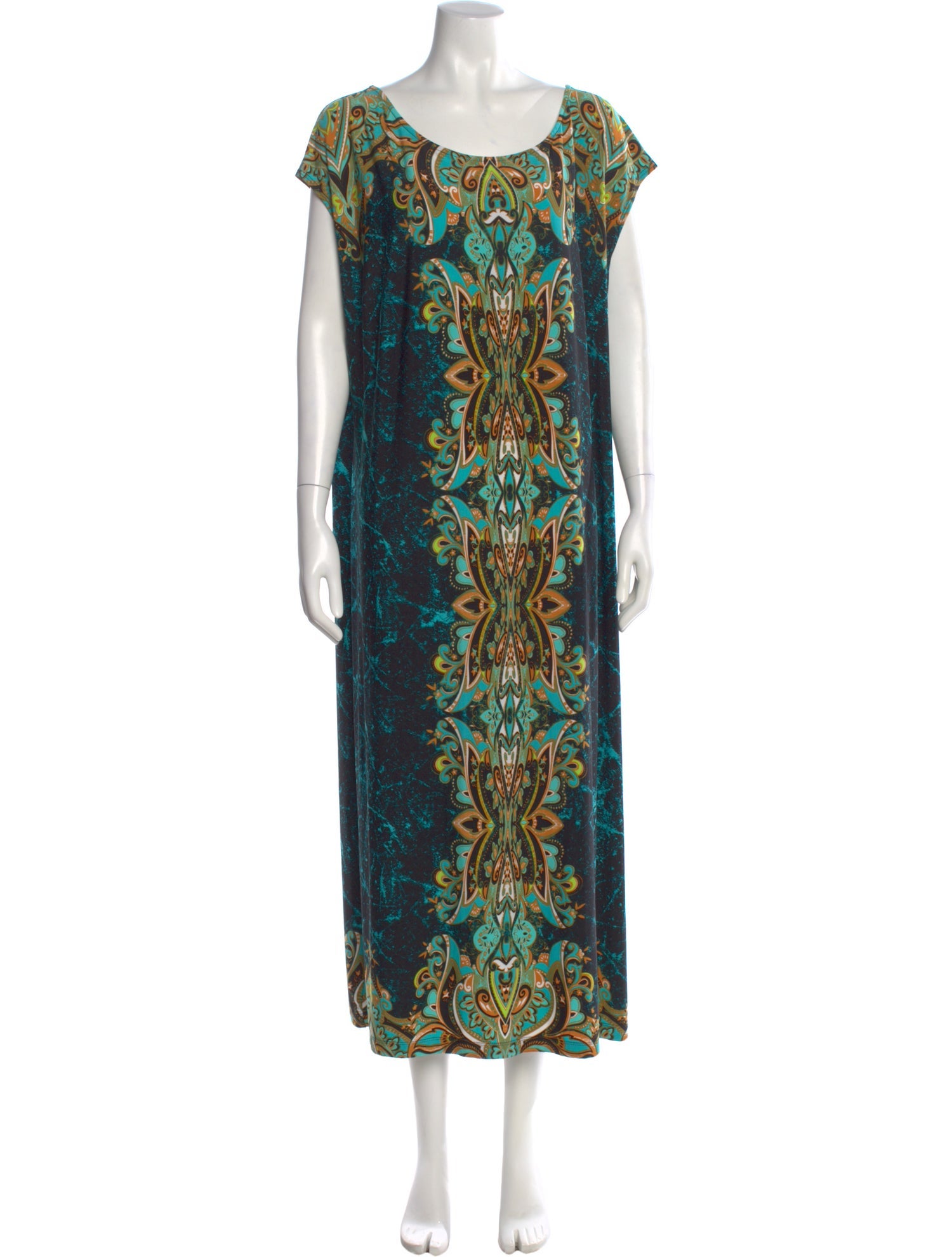 Bob Mackie Printed Long Dress