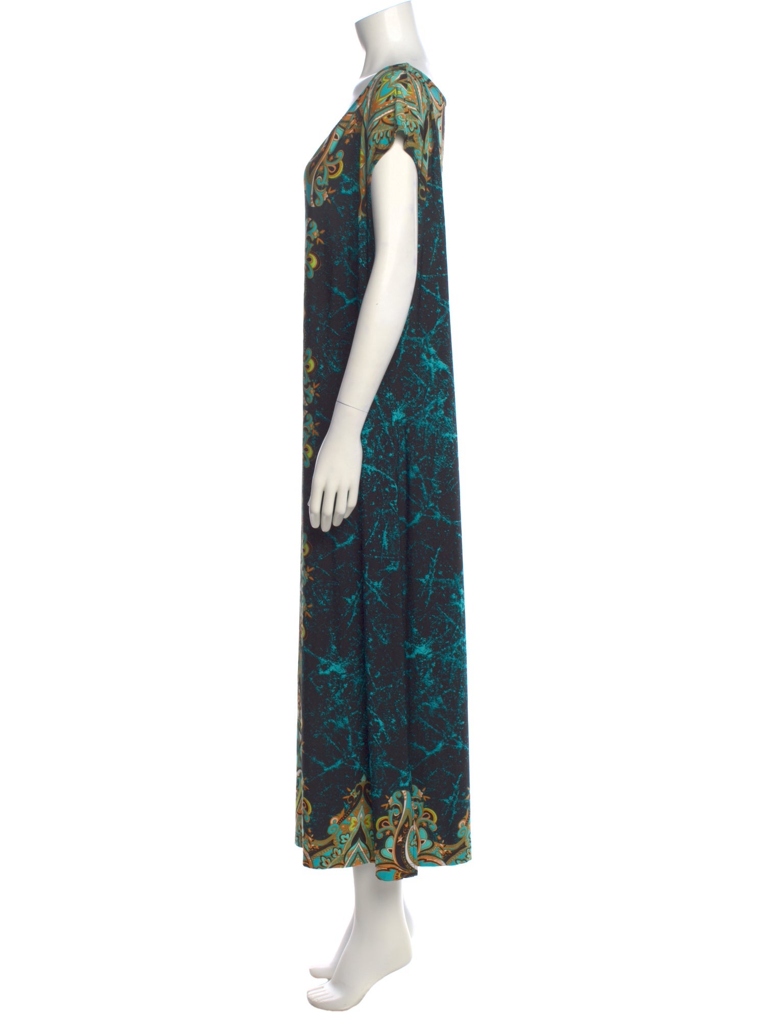 Bob Mackie Printed Long Dress