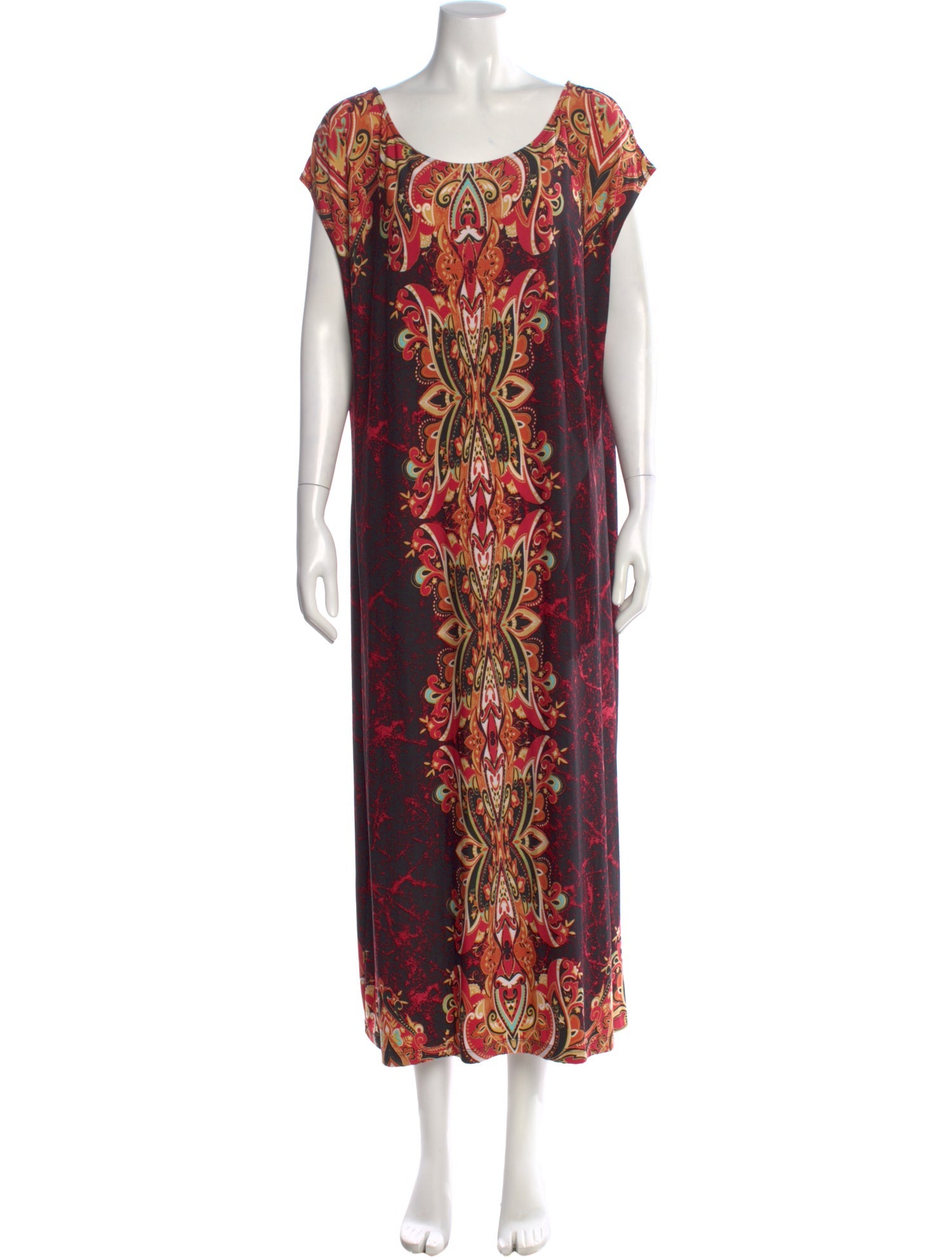Bob Mackie Printed Long Dress