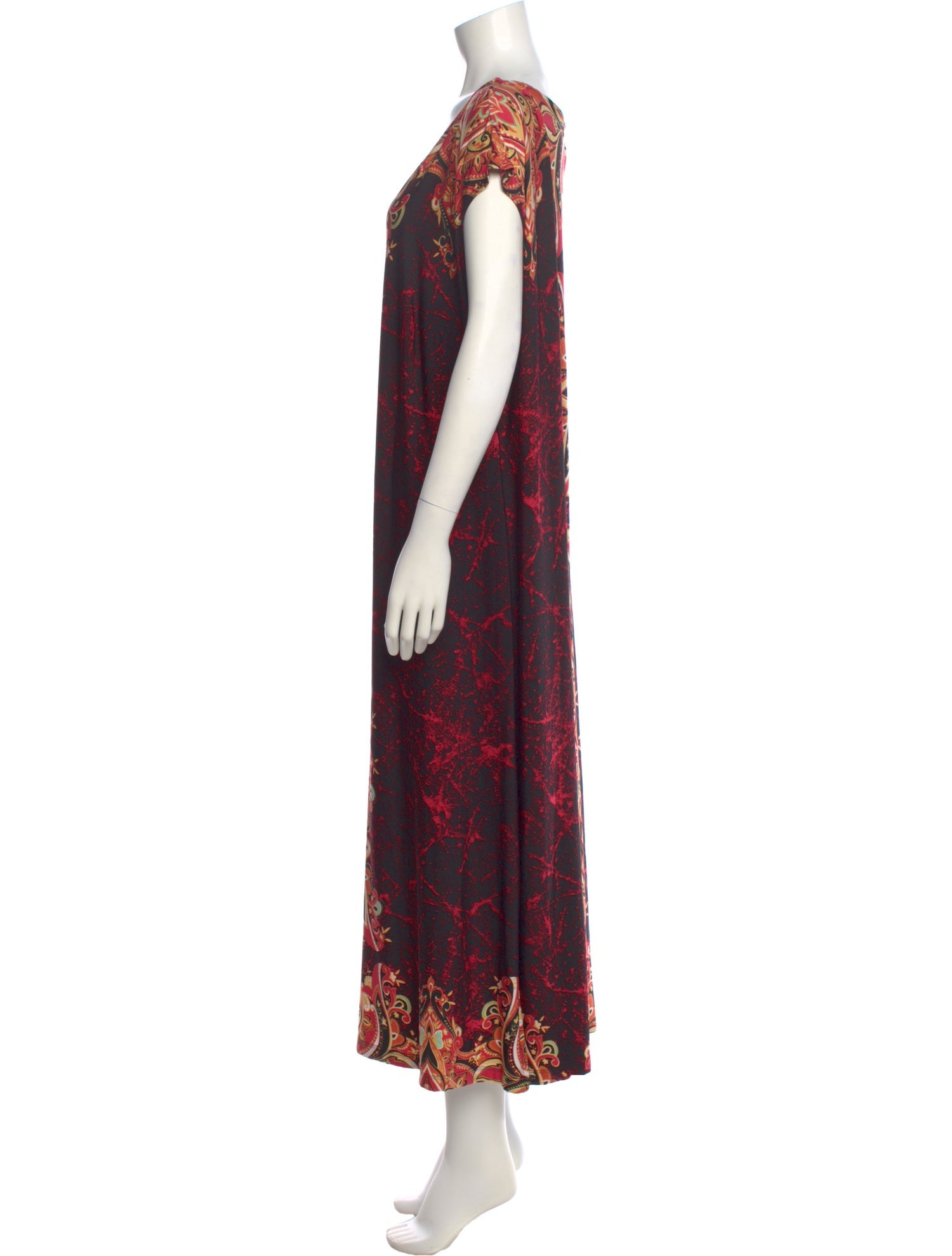 Bob Mackie Printed Long Dress