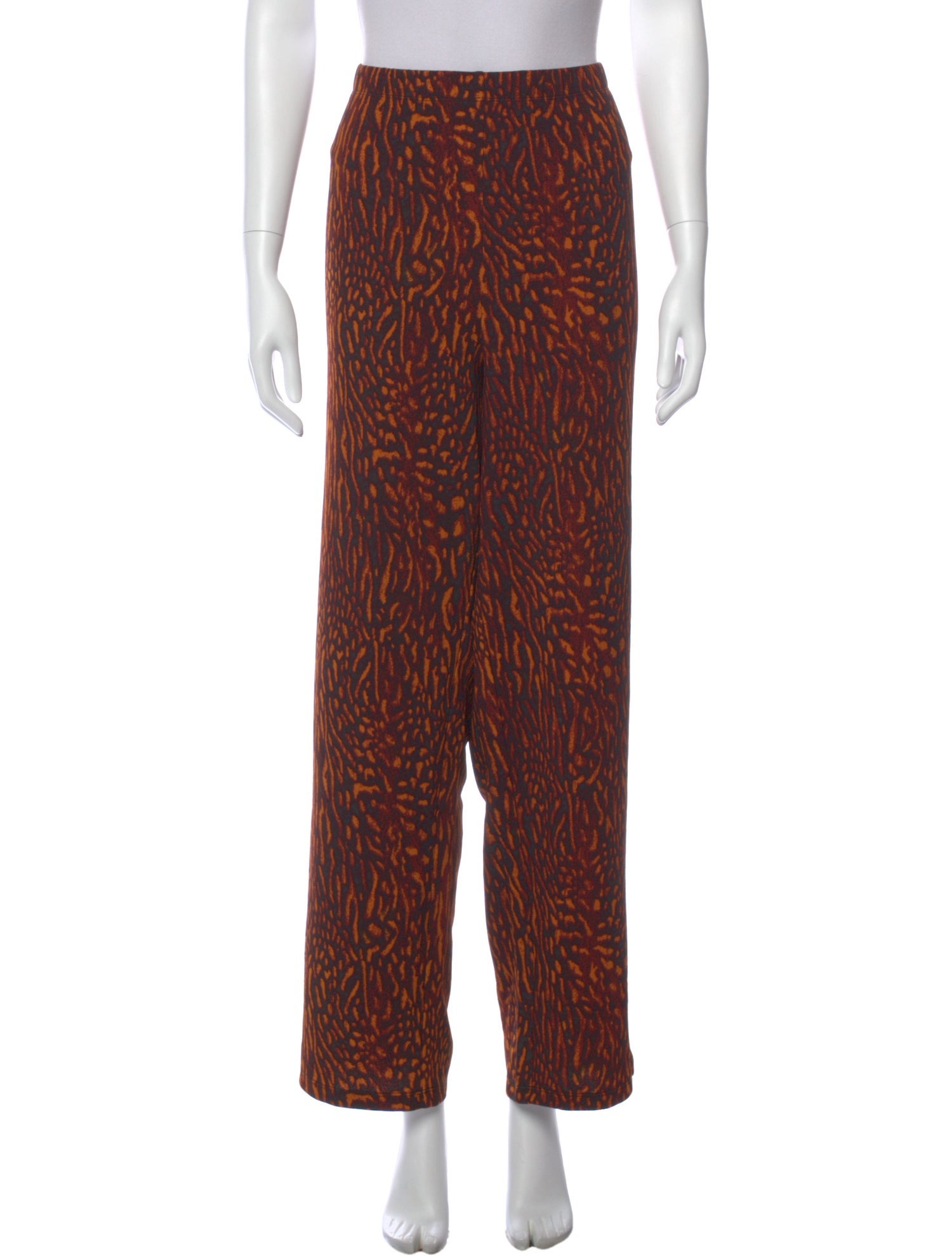 Bob Mackie Animal Print Wide Leg Pants w/ Tags