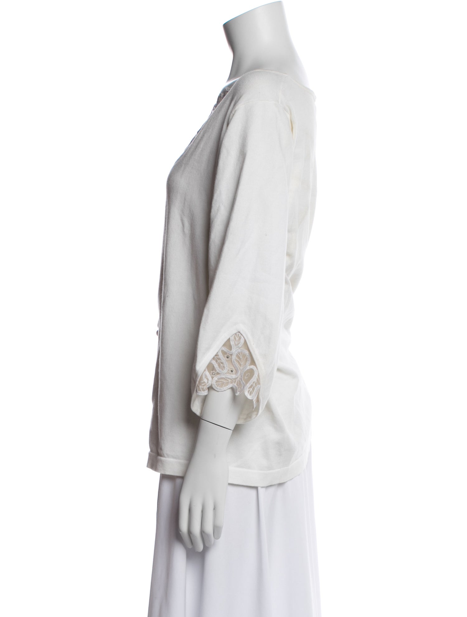 Bob Mackie Scoop Neck Sweater