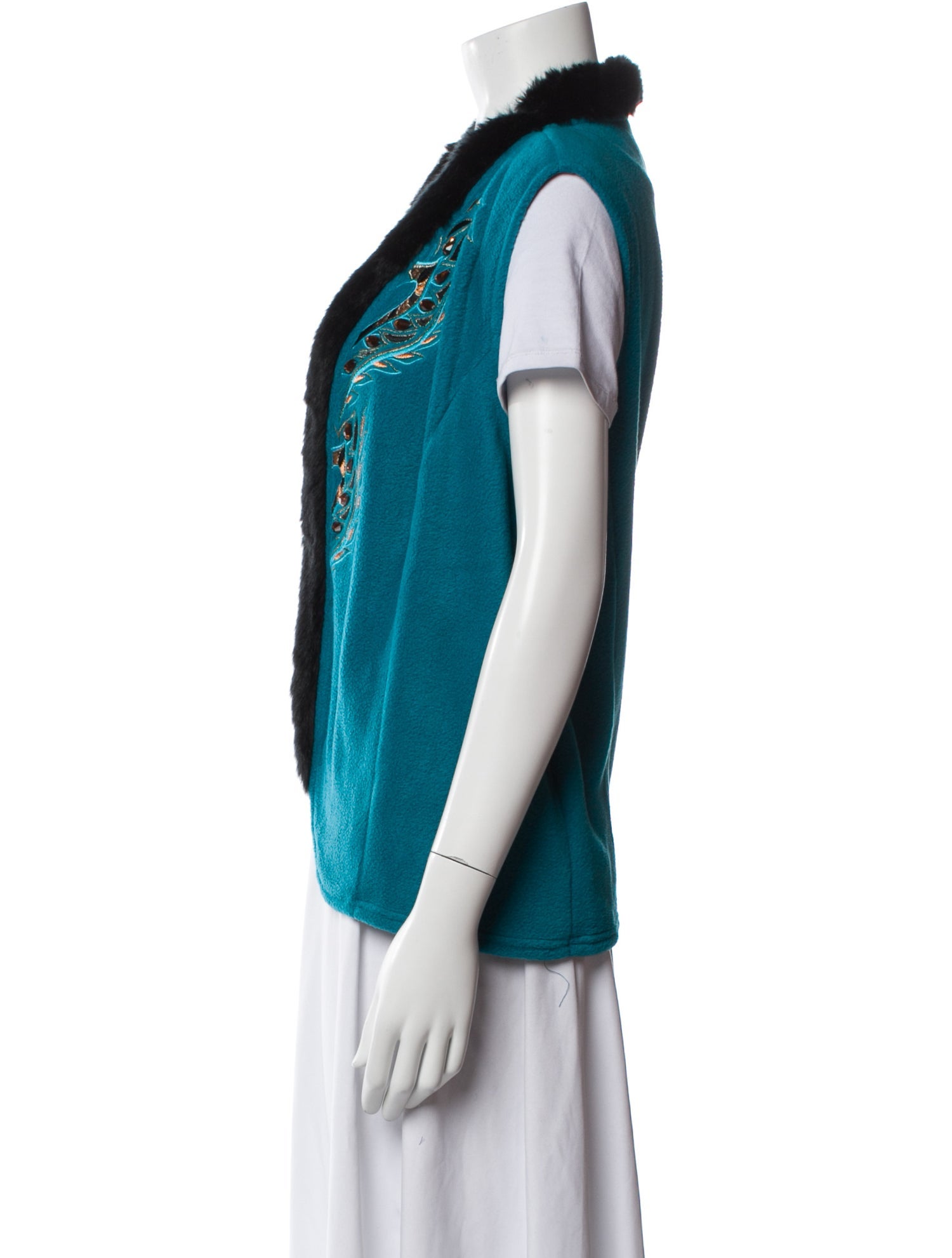 Bob Mackie Patterned Vest
