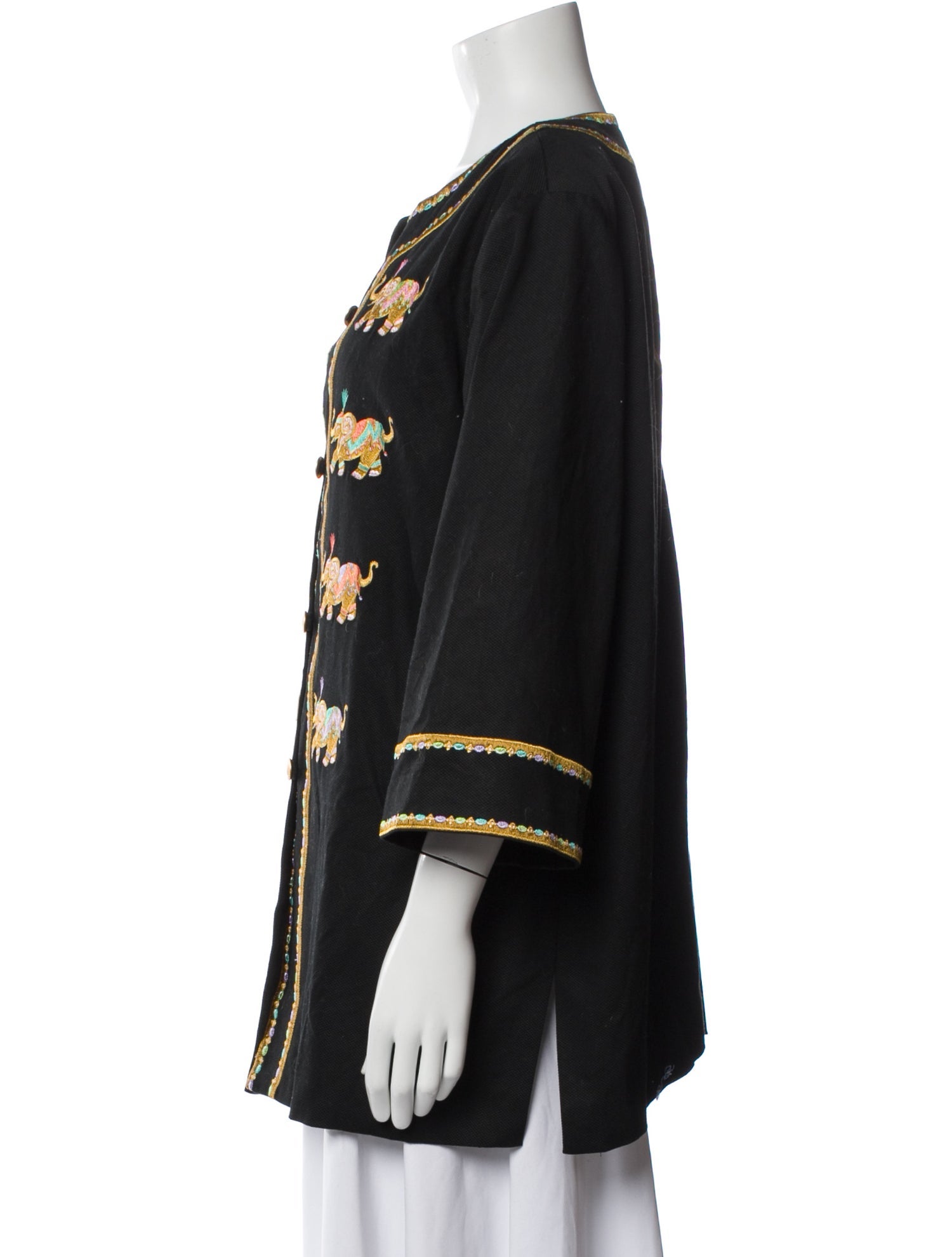 Bob Mackie Printed Evening Jacket