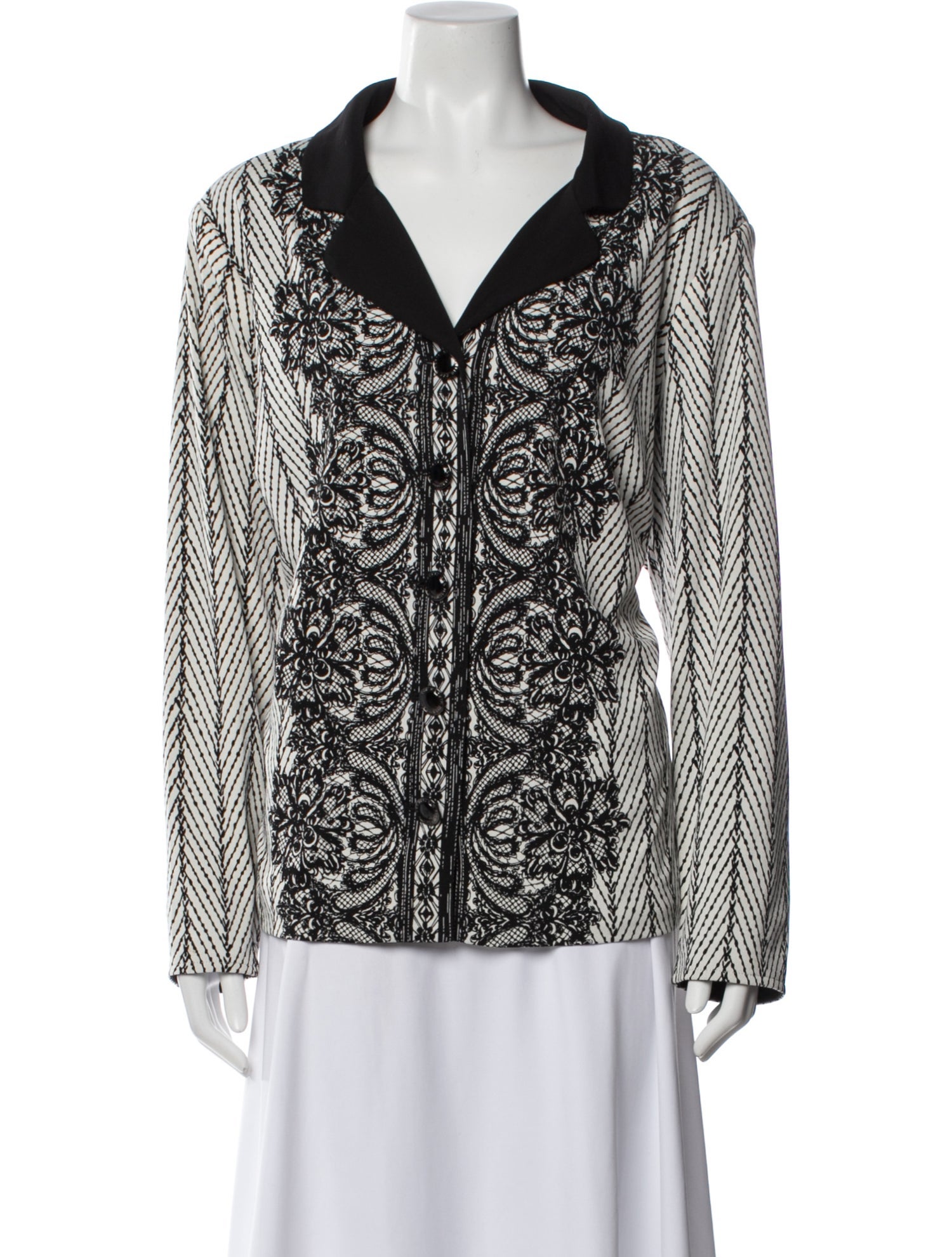 Bob Mackie Printed Evening Jacket